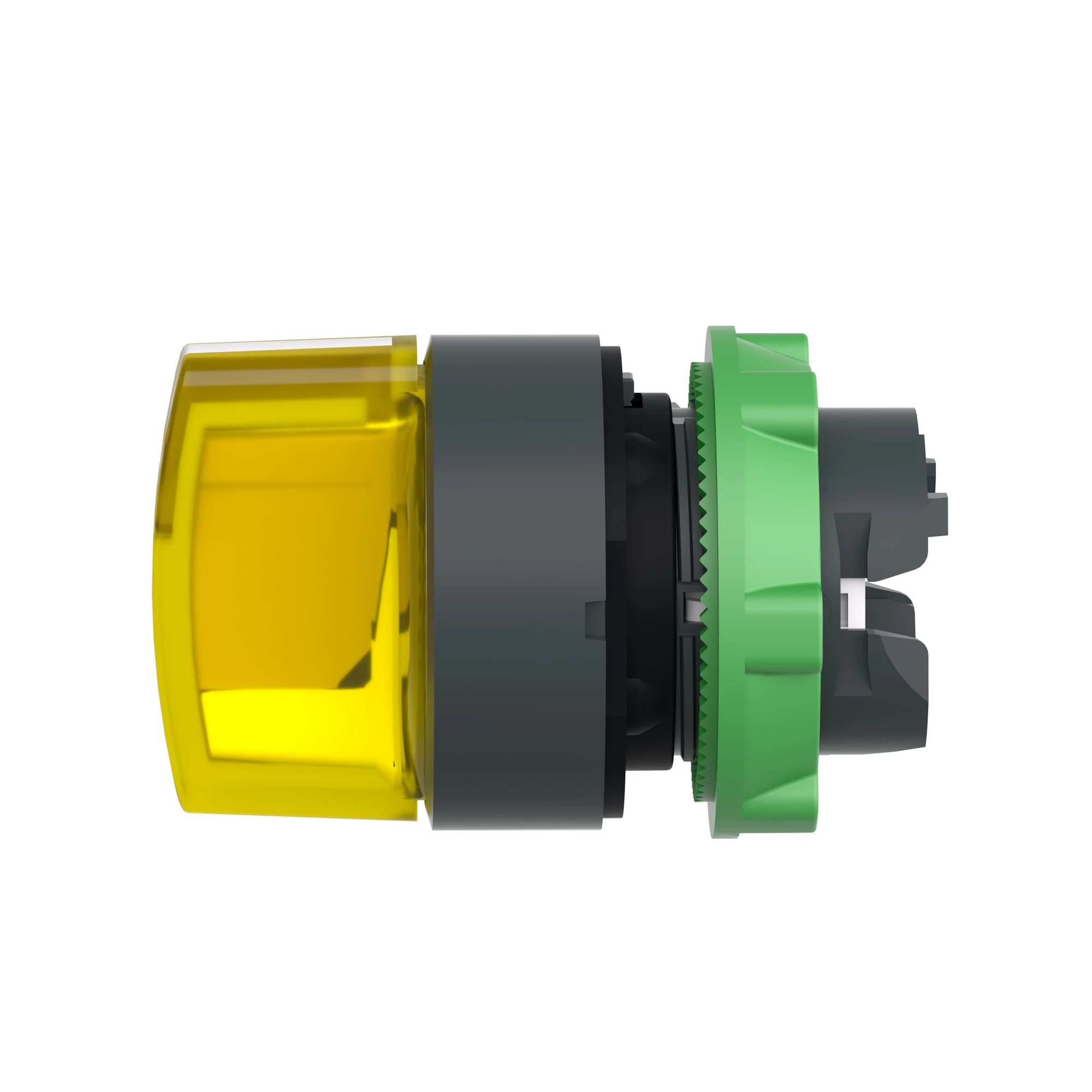 Schneider Electric ZB5AK1383 Illuminated Selector Switch, Front Element, Harmony XB5, Plastic, 22mm, Yellow, for Universal LED, 3 Positions, Latching (img_006)