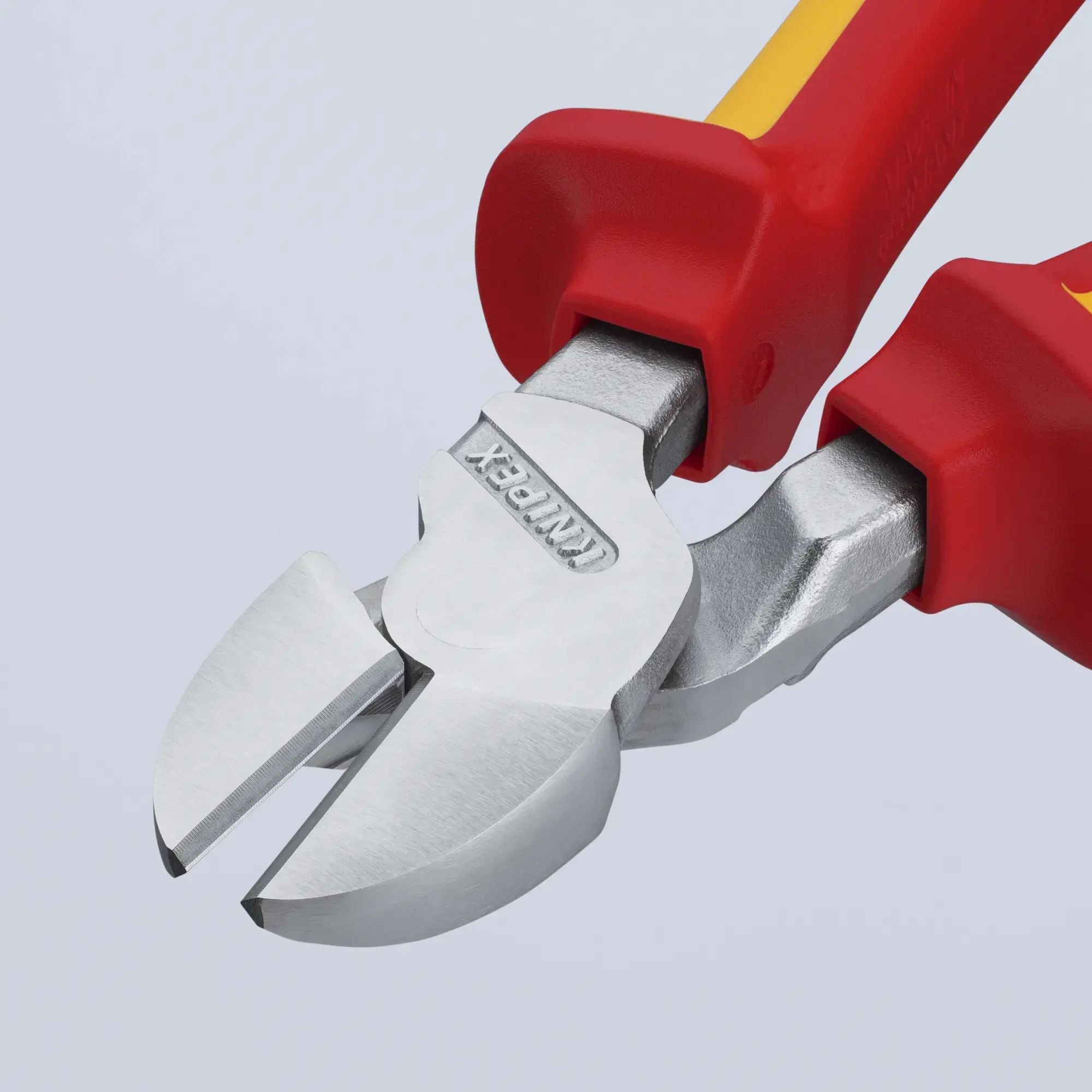Knipex 74 06 200 Kraft-Seitenschneider isoliert mit Mehrkomponenten-Hüllen, VDE-geprüft verchromt 200 mm (img_002)