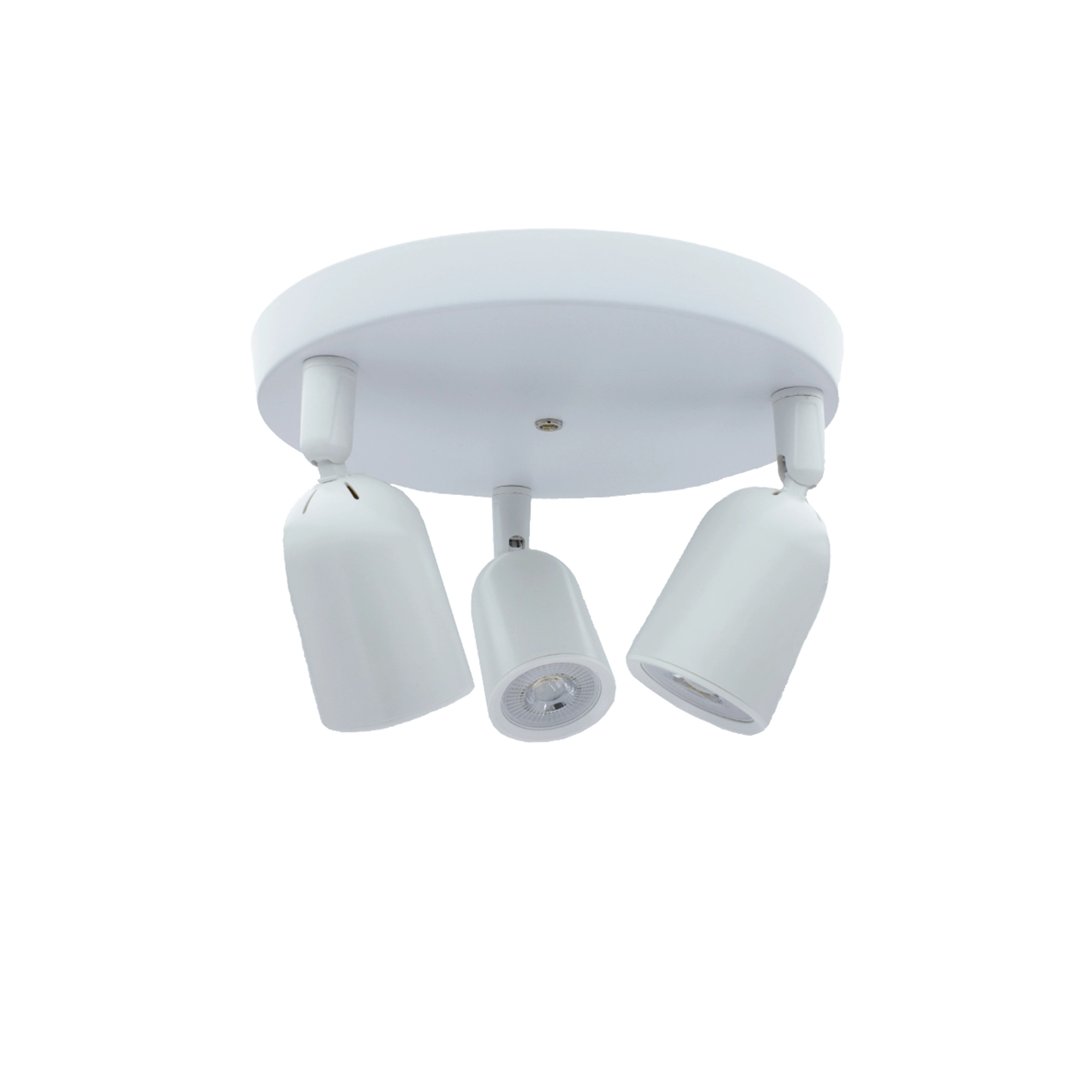 WSU Lights LED 3x GU10 Deckenleuchte Saloka weiss - 250x150mm - IP22 WSU Lights LED 3x GU10 Deckenleuchte Saloka weiss - 250x150mm - IP22
