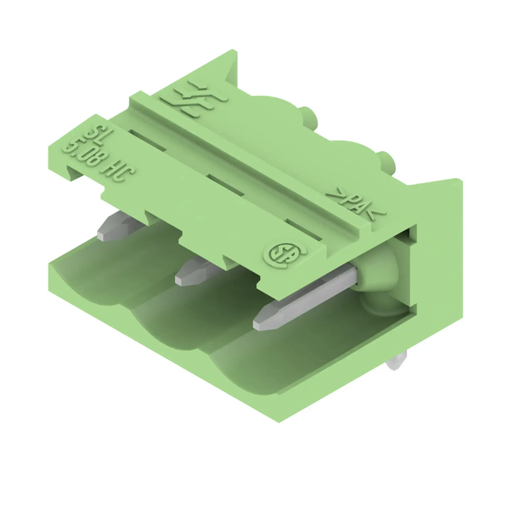 Weidmüller 1401630000 PCB connector (board connection), 320 V, 24 A, Pitch in mm: 5.08, Number of poles: 3, THT solder connection, Box (img_001)