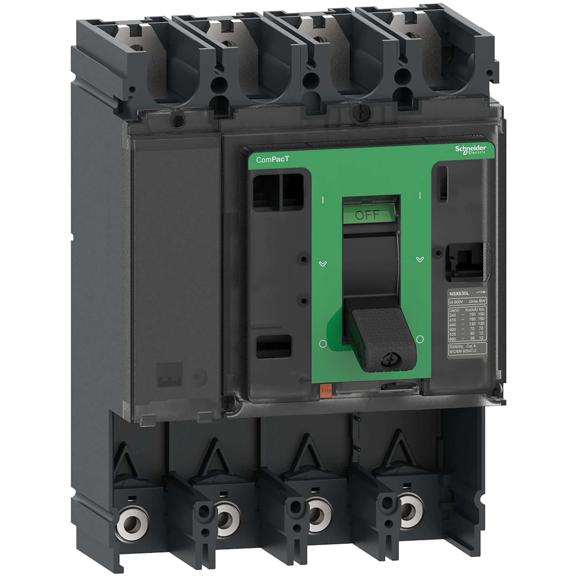 Schneider Electric C63S4 Compact circuit breaker ComPacT NSX630S base unit 4P 630A 100kA/415V AC, without trip unit (img_001) Schneider Electric C63S4 Compact circuit breaker ComPacT NSX630S base unit 4P 630A 100kA/415V AC, without trip unit (img_001)