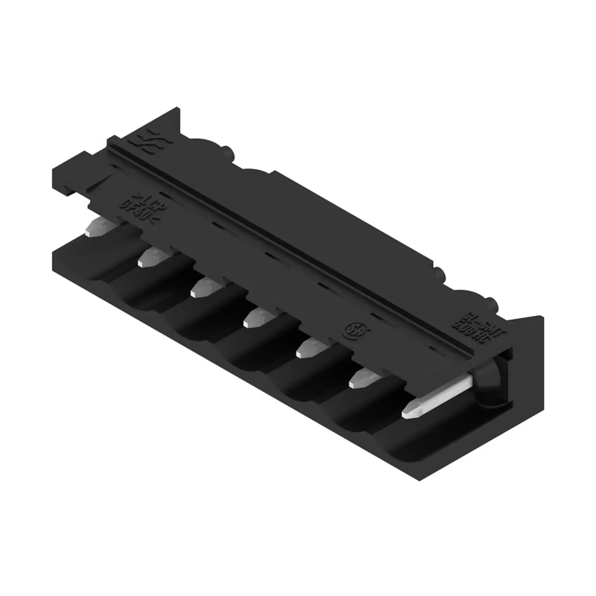 Weidmüller 1774814001 PCB connector (board connection), 320 V, 27.5 A, Pitch in mm: 5.08, Number of poles: 7, THT/THR solder connection, Tape (img_001)