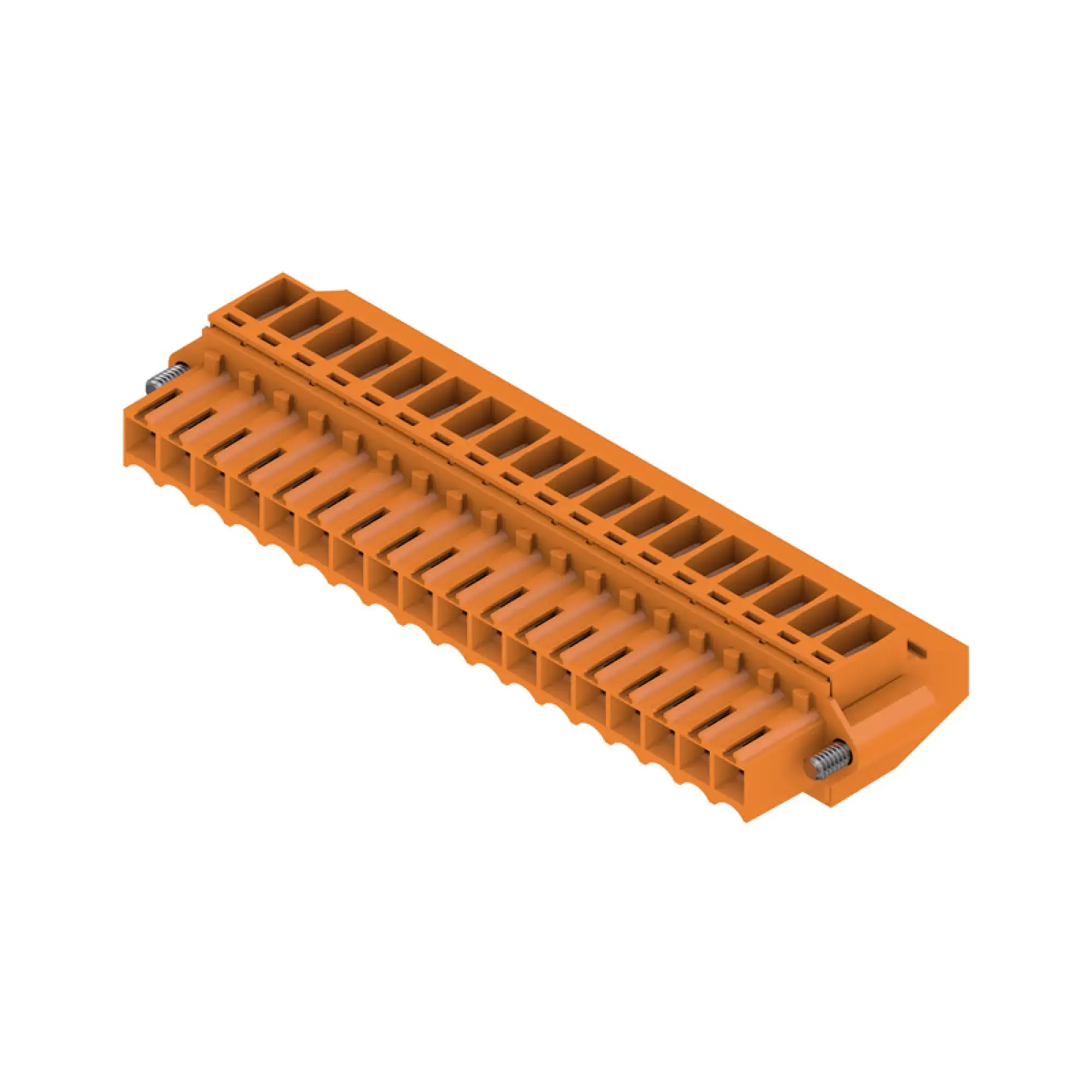 Weidmüller 1639170000 PCB connector (wire connection), 160 V, 12 A, Pitch in mm: 3.50, 1.5 mm², Number of poles: 18, Clamping yoke connection, Box (img_001)