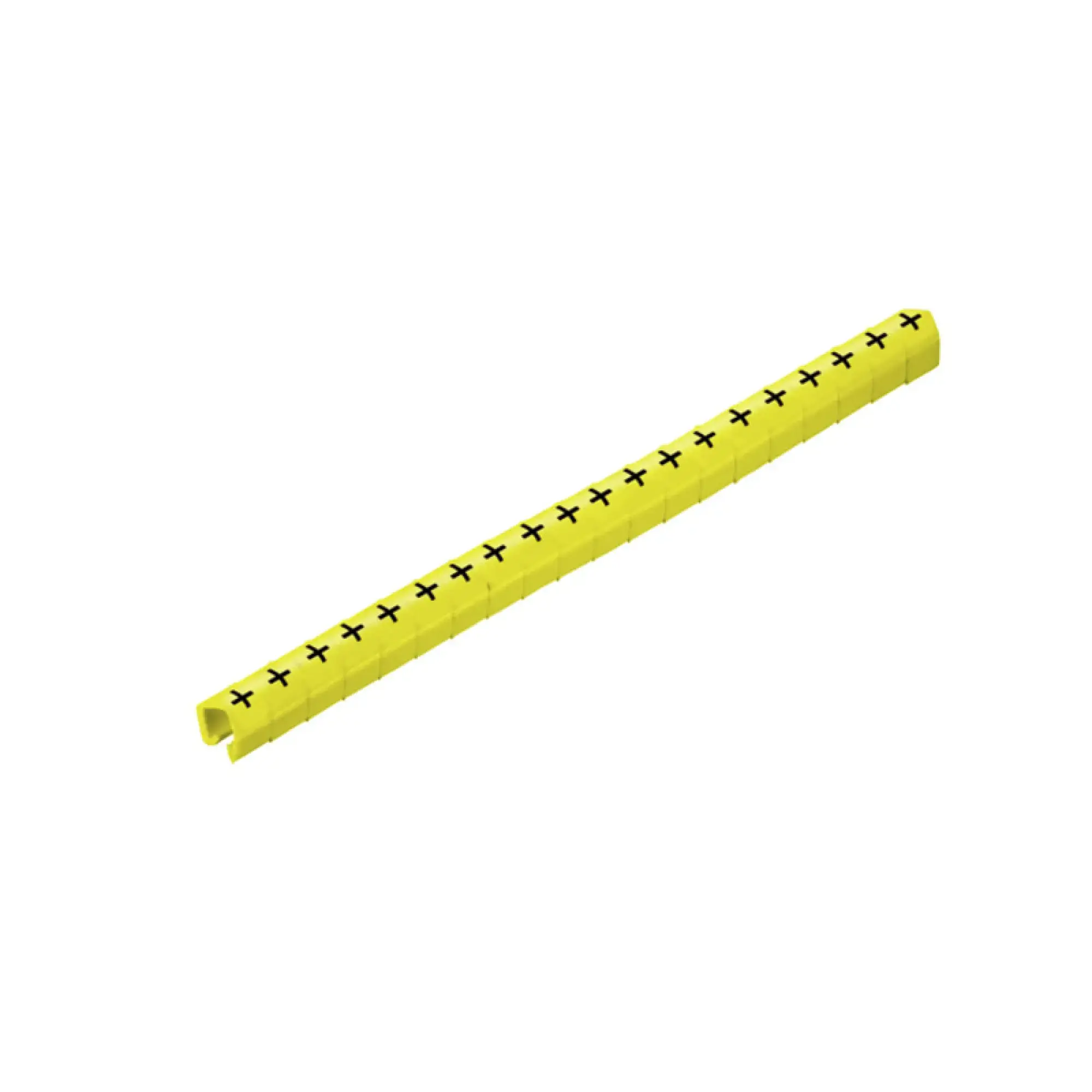 Weidmüller 0648101699 Cable coding system, yellow, Conductor O.D.:3 - 4 mm, Upper-case letters, PVC, soft, without Cadmium, -30...80 °C (img_001)