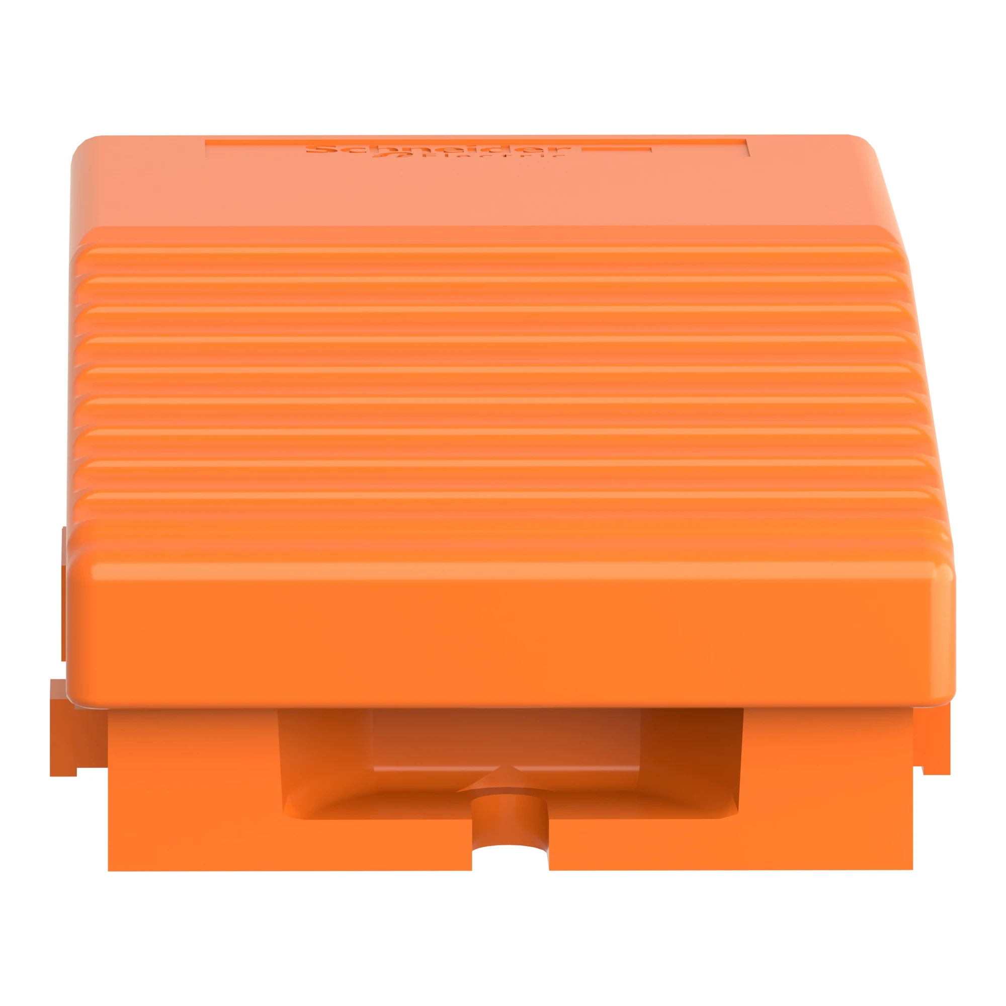 Schneider Electric XPER110 Footswitch, Harmony XPE, single, metal, orange, single stage, 1NO+1NC, IP66 (img_003)