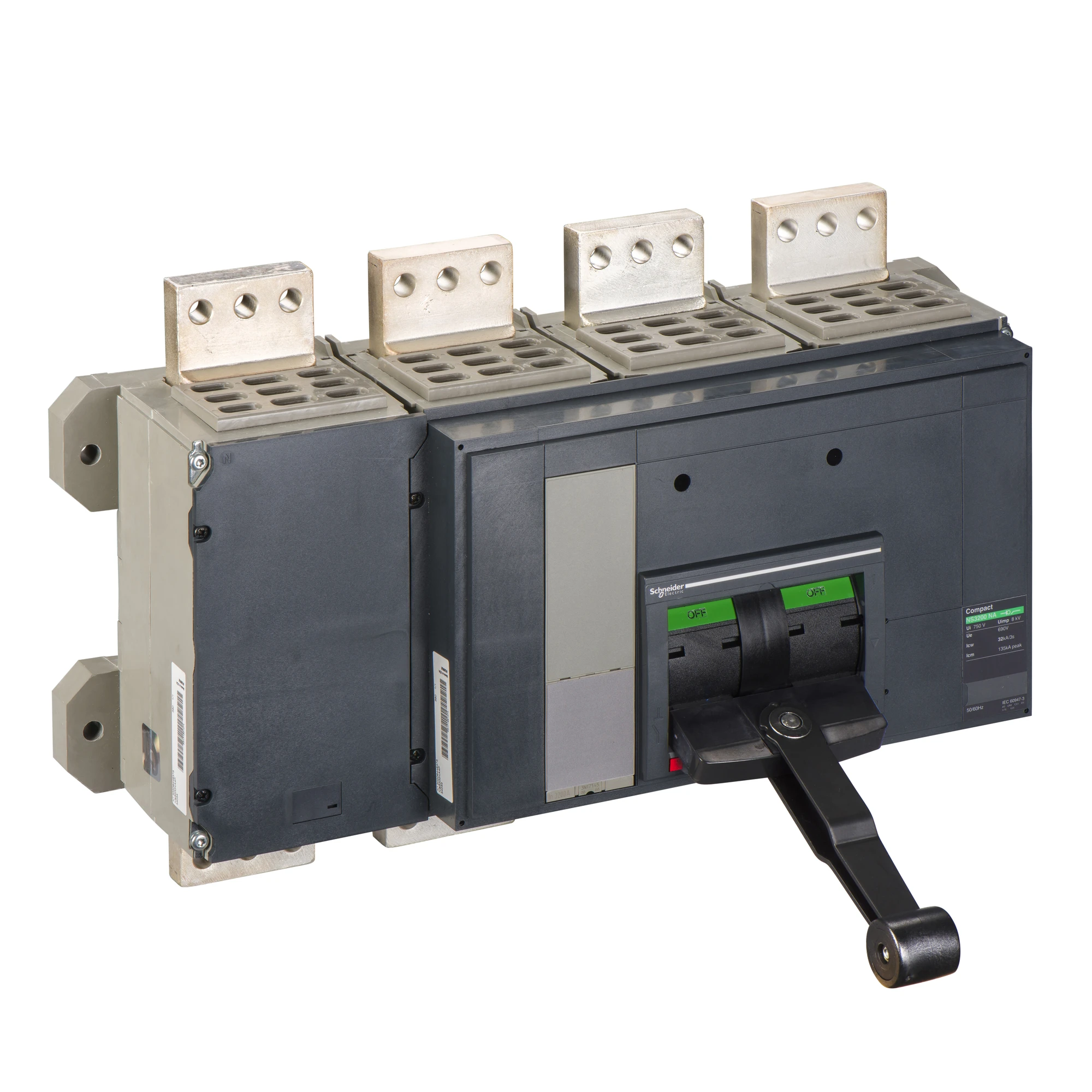 Schneider Electric 34034 Compact NS3200 NA isolator switch, 4P, 3200A/690V AC toggle (img_001) Schneider Electric 34034 Compact NS3200 NA isolator switch, 4P, 3200A/690V AC toggle (img_001)