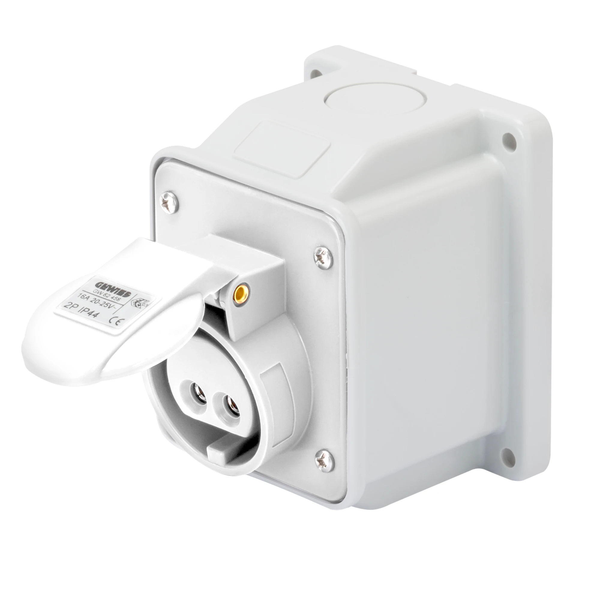 GEWISS GW62473 IEC Wandsteckdose 10° 24-42V 32A 10h 2P IP44 (img_001) GEWISS GW62473 IEC Wandsteckdose 10° 24-42V 32A 10h 2P IP44 (img_001)
