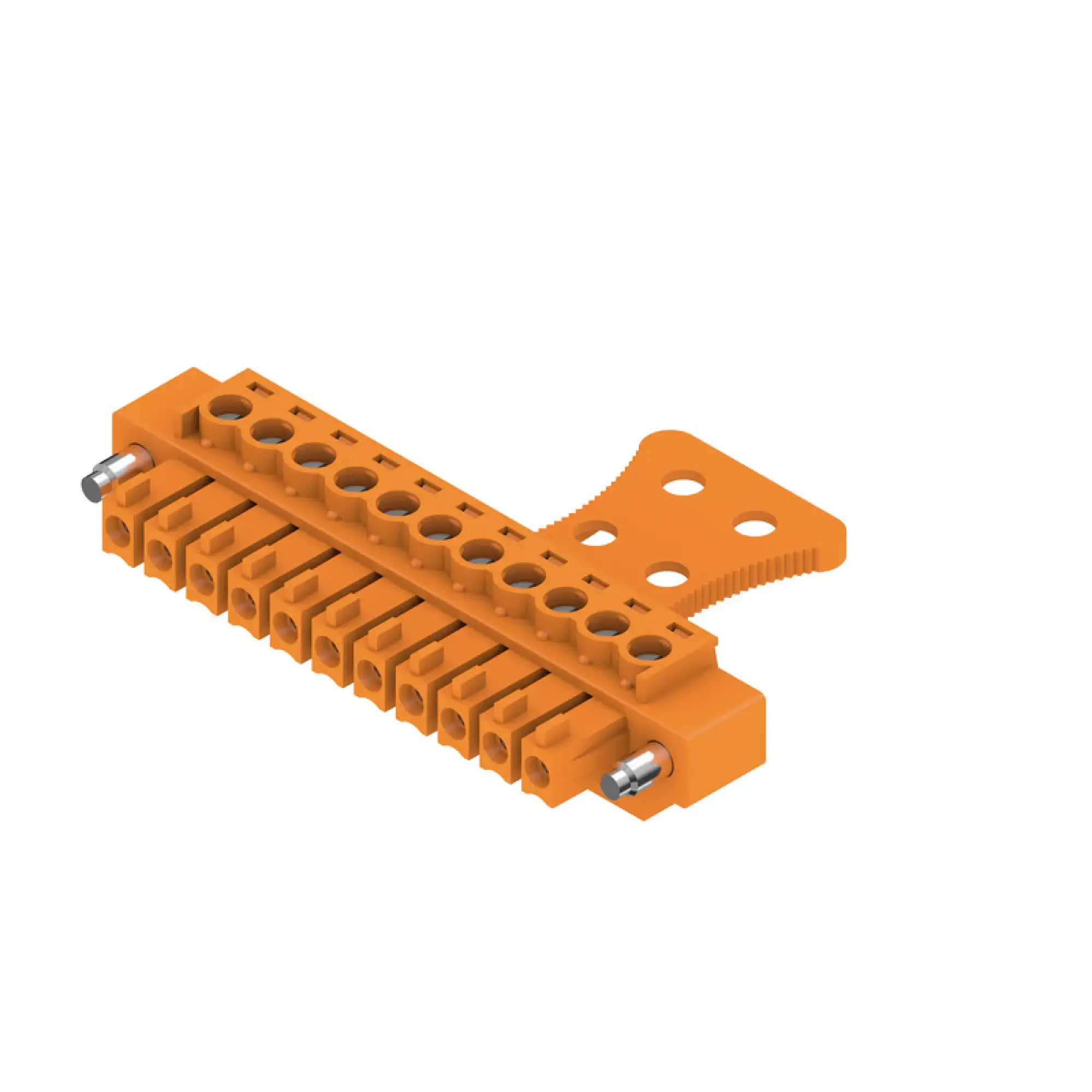 Weidmüller 1236620000 PCB connector (wire connection), 160 V, 17.5 A, Pitch in mm: 3.81, 1.5 mm², Number of poles: 11, Clamping yoke connection, Box (img_001)
