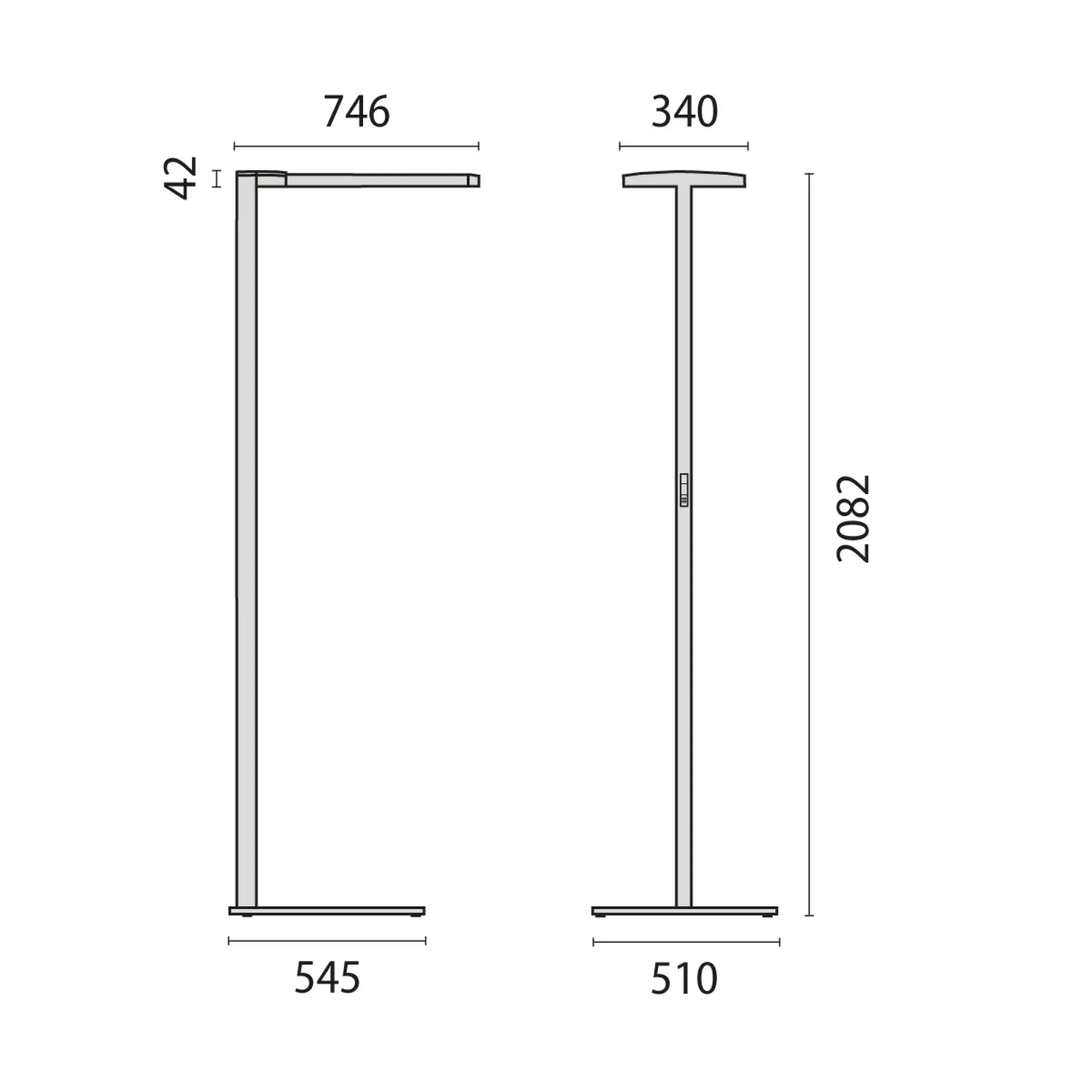 Performance iN Lighting 3123809 LED-Stehleuchte 4000K 117W Lichtsensor Mikroprisma d+i 3123809 (img_006)