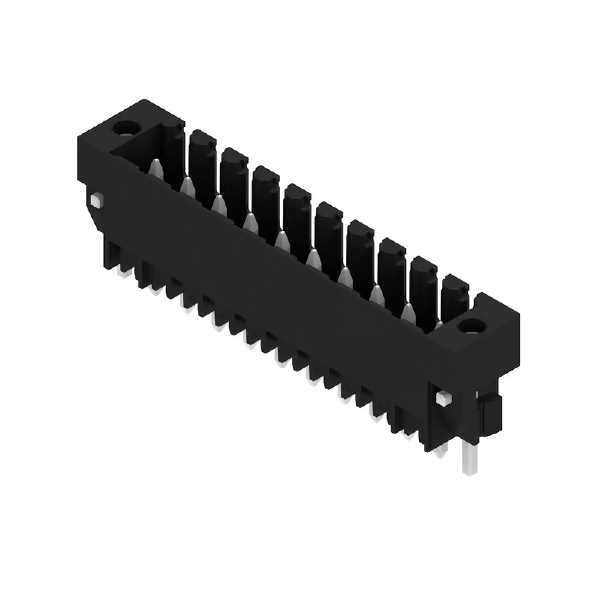 Weidmüller 1393790000 PCB connector (board connection), 160 V, 15 A, Pitch in mm: 3.50, Number of poles: 10, THT/THR solder connection, Tape (img_001)