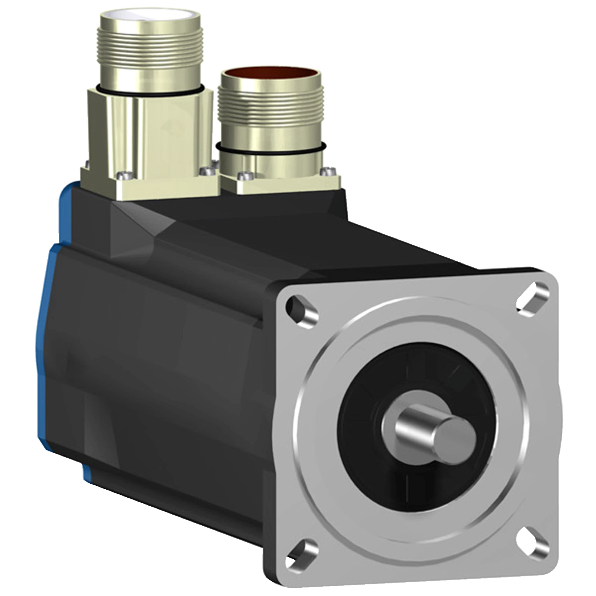 Schneider Electric BSH0703P02A2A Servo motor, Lexium BSH, 70mm, 3.1Nm, smooth shaft IP54, multiturn 128P/R, 2xM23 angled (img_001)