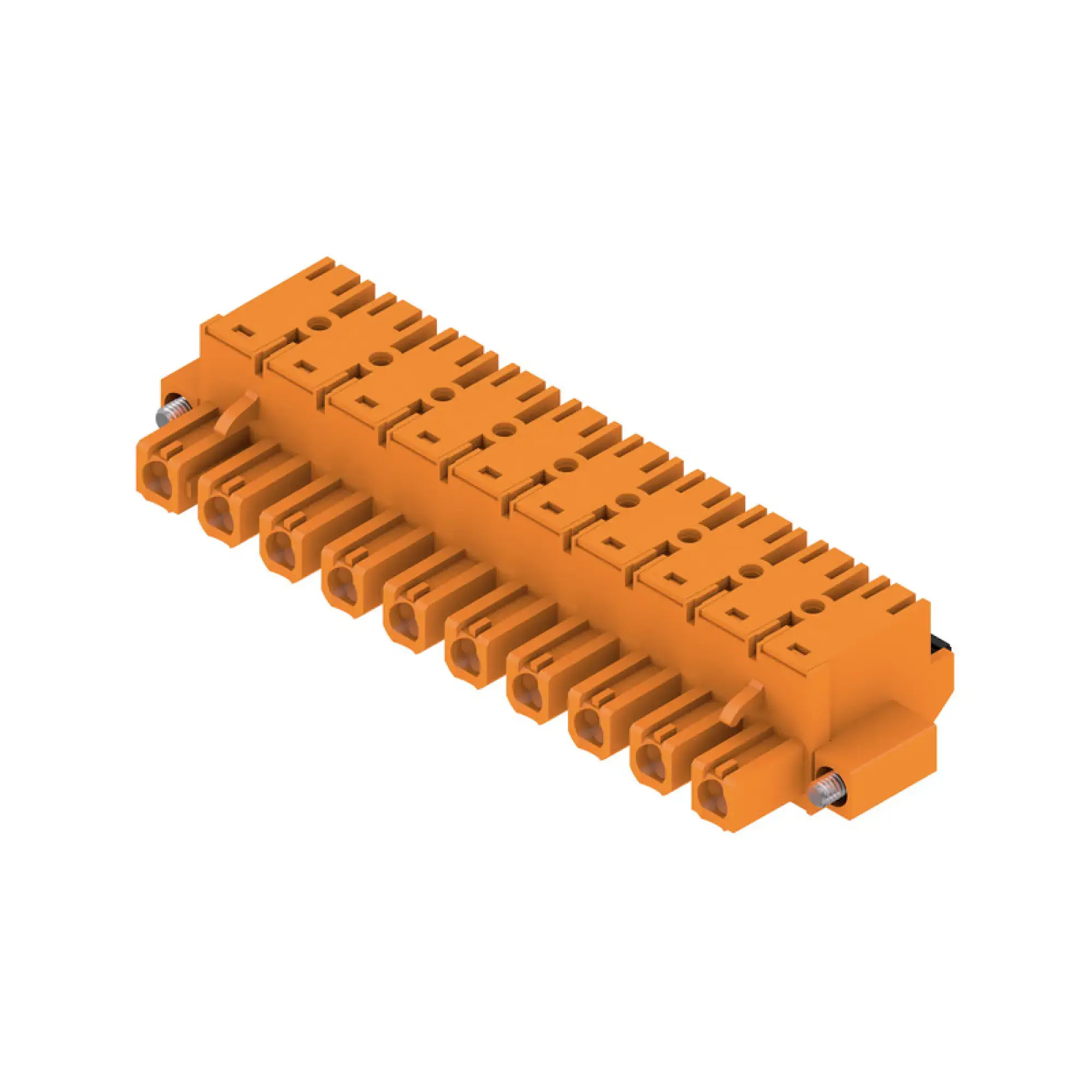 Weidmüller 1230310000 PCB connector (wire connection), 1000 V, 29 A, Pitch in mm: 7.62, 2.5 mm², Number of poles: 10, PUSH IN with actuator, Box (img_001)