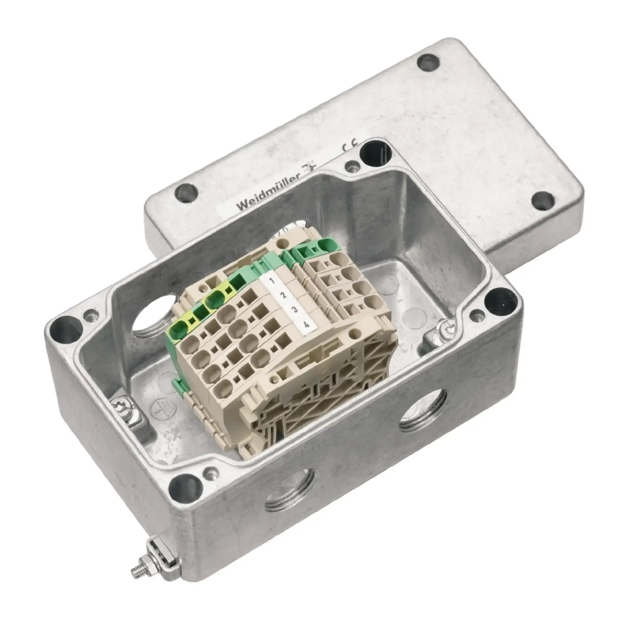 Weidmüller 8000004217 Atex metal enclosure assembled, Aluminium AlSi12, 130 x 82 x 72 mm (img_001)