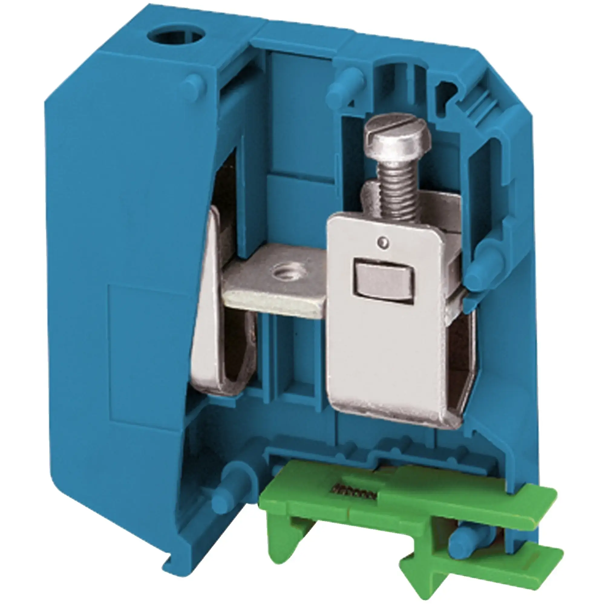 Schneider Electric NSYTRV502BL Linergy-TR, Durchgangsklemme, mit Schraubanschluss,für Leiterquerschnitt 50mm²,mit 2 Anschlüsse,in Farbe Blau NSYTRV502BL (img_001)