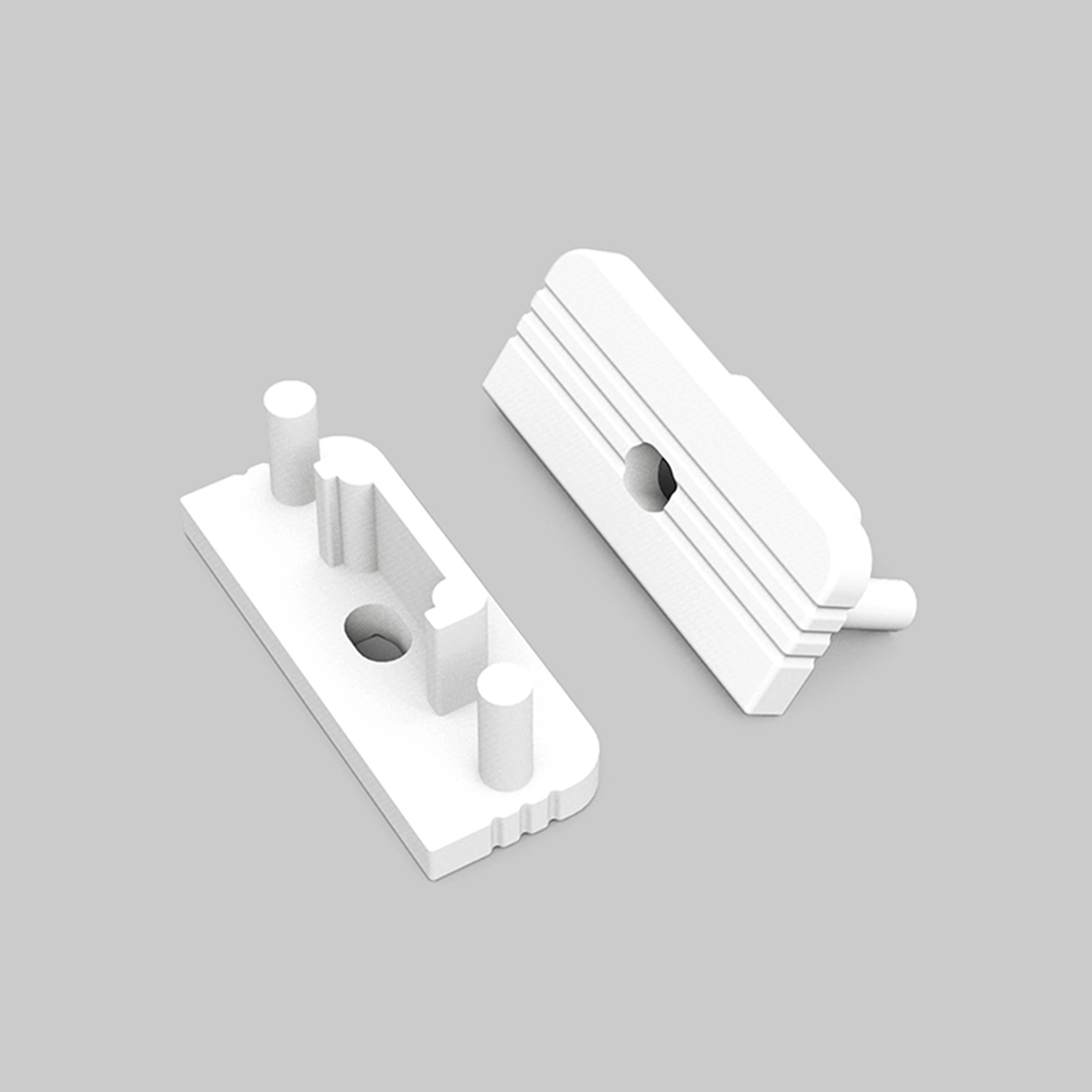 WSU Lights Endcap without Opening Surface 10mm ( 2 Piece )