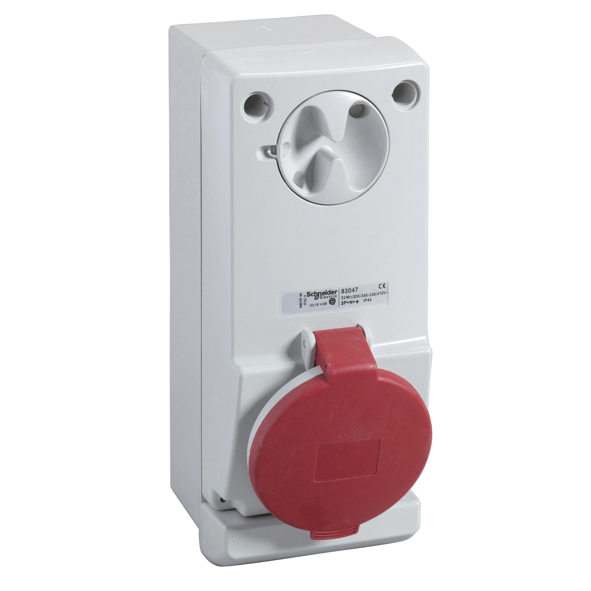 Schneider Electric 83046 Wall Socket Lockable, 32A, 3p+E, 380-415 V AC, IP44 (img_001) Schneider Electric 83046 Wall Socket Lockable, 32A, 3p+E, 380-415 V AC, IP44 (img_001)