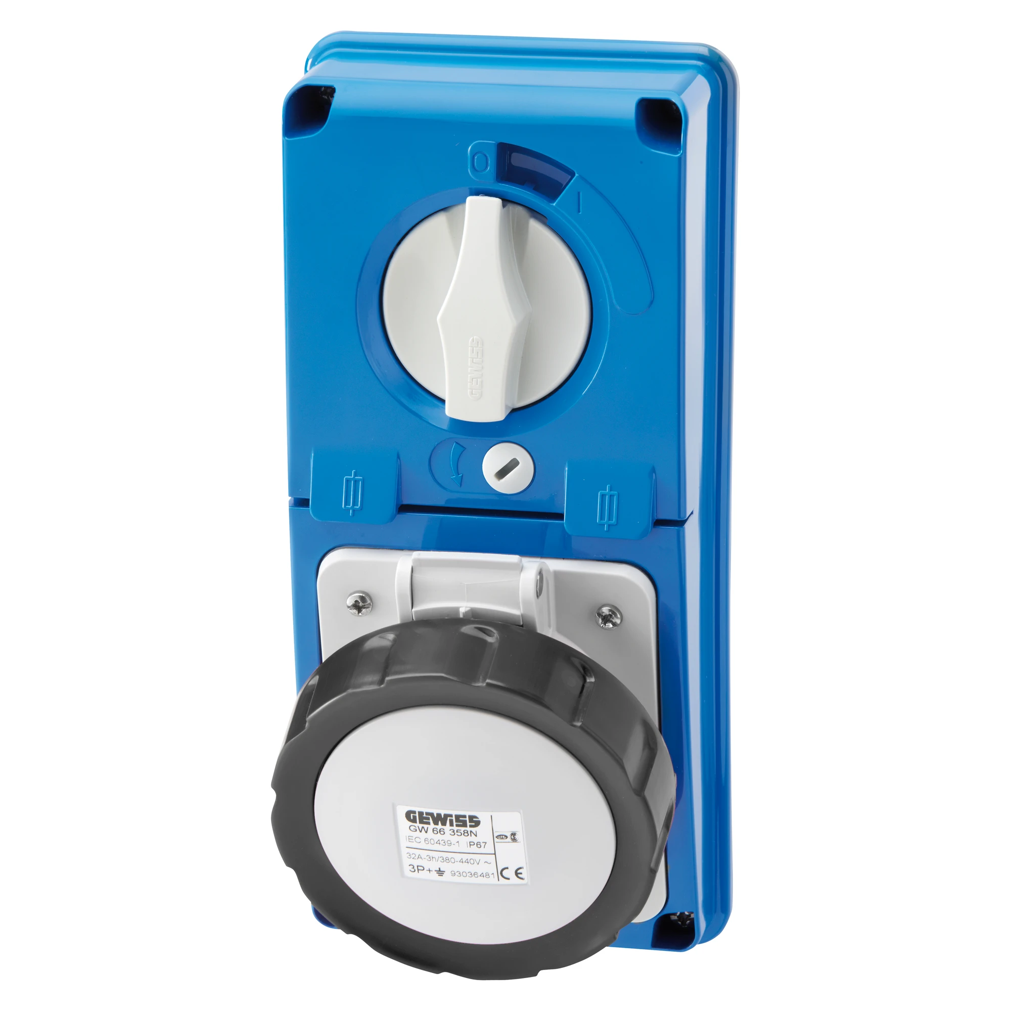GEWISS GW66343N IEC Steckdose schaltbar/Sicherung senkrecht ohne Gehaeuse 32A/4 pol. 500V IP67 (img_001) GEWISS GW66343N IEC Steckdose schaltbar/Sicherung senkrecht ohne Gehaeuse 32A/4 pol. 500V IP67 (img_001)