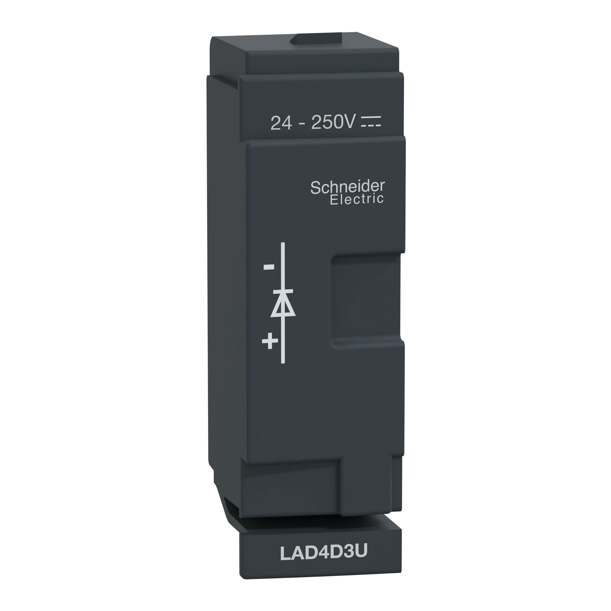 Schneider Electric LAD4D3U Wiring module, freewheeling diode, 24-250VDC, for D40A/D65A (img_001)