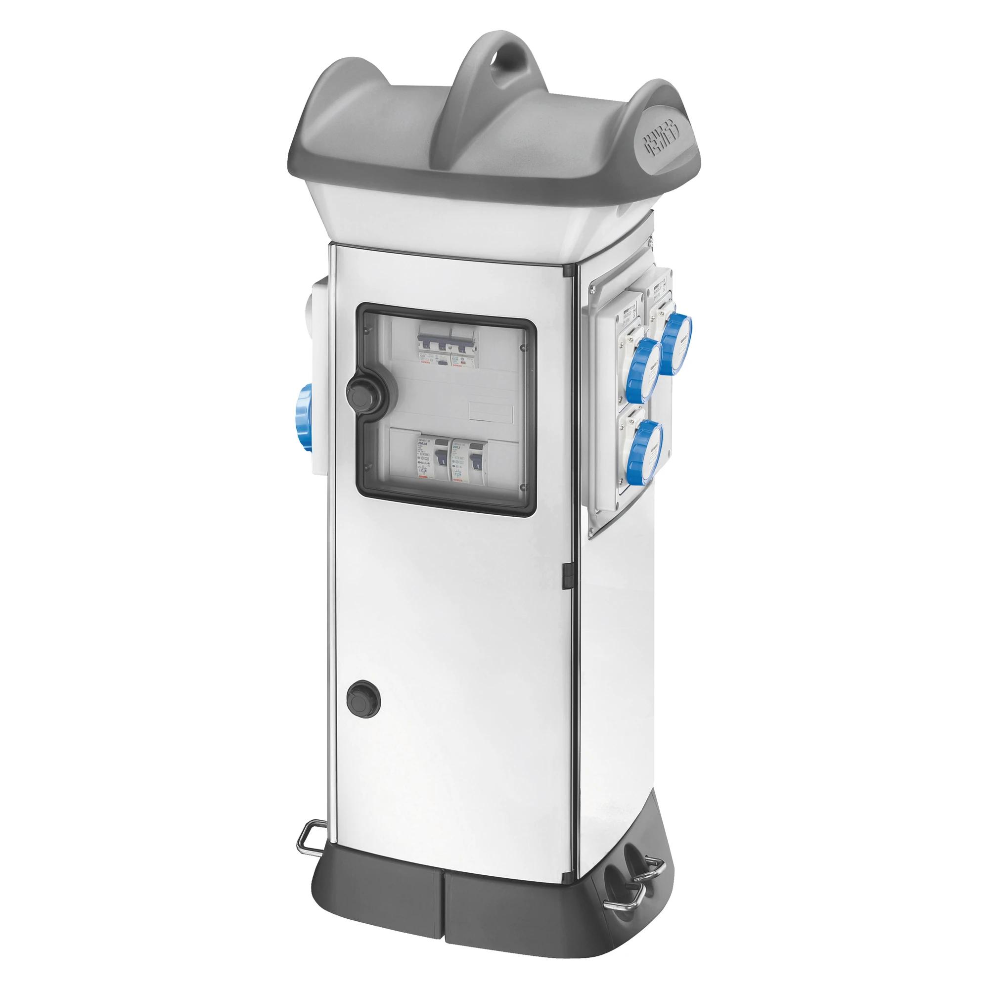 GEWISS GW68905 QMC63X - WIRED - DOUBLE SIDE TAKE-OFF - 6 SOCKET OUTLET 2P+E 16A (img_001)