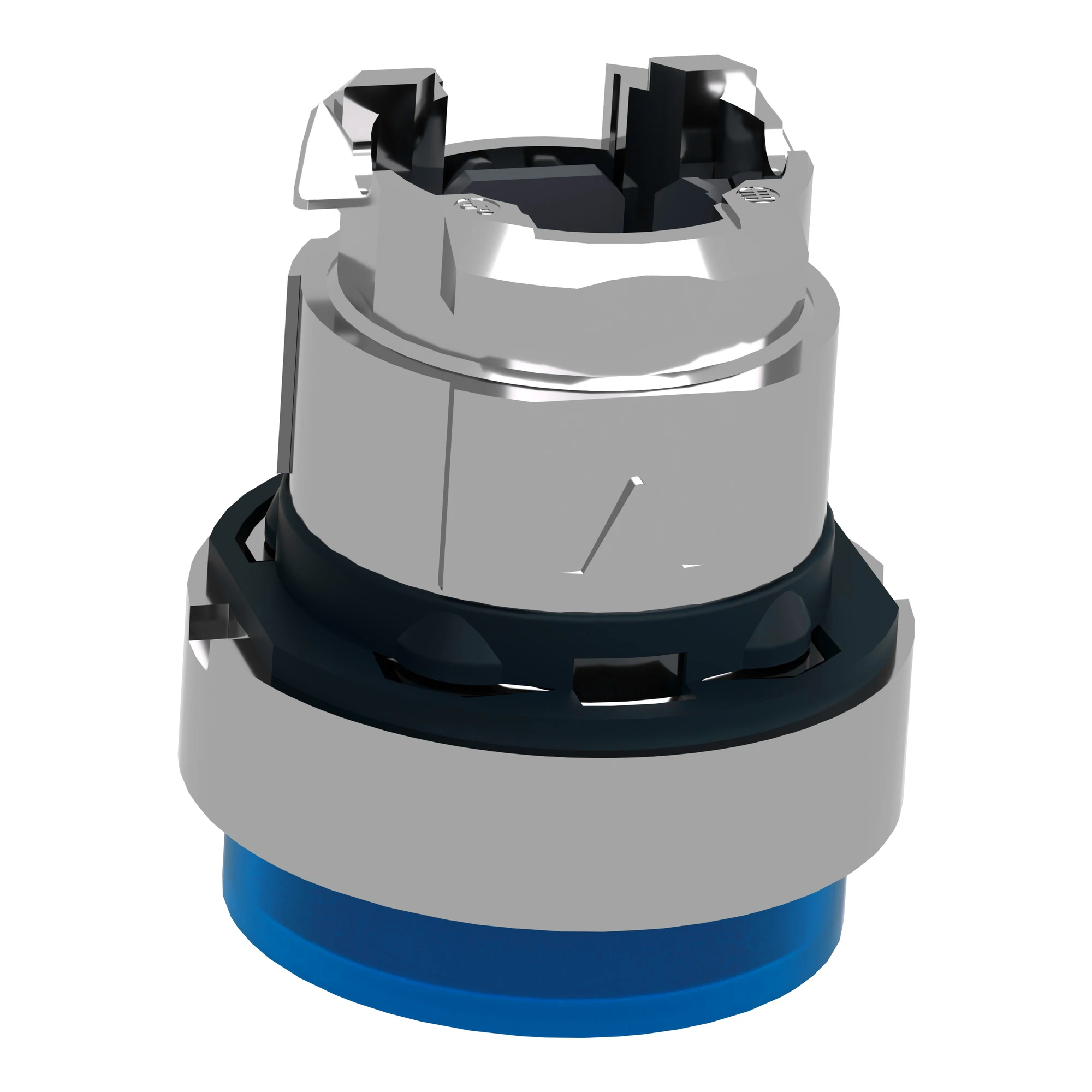 Schneider Electric ZB4BH63 Illuminated Push Button, Front Element, Harmony XB4, Metal, 22mm, Blue, Projecting, for Universal LED, Latching (img_007) Schneider Electric ZB4BH63 Illuminated Push Button, Front Element, Harmony XB4, Metal, 22mm, Blue, Projecting, for Universal LED, Latching (img_007)