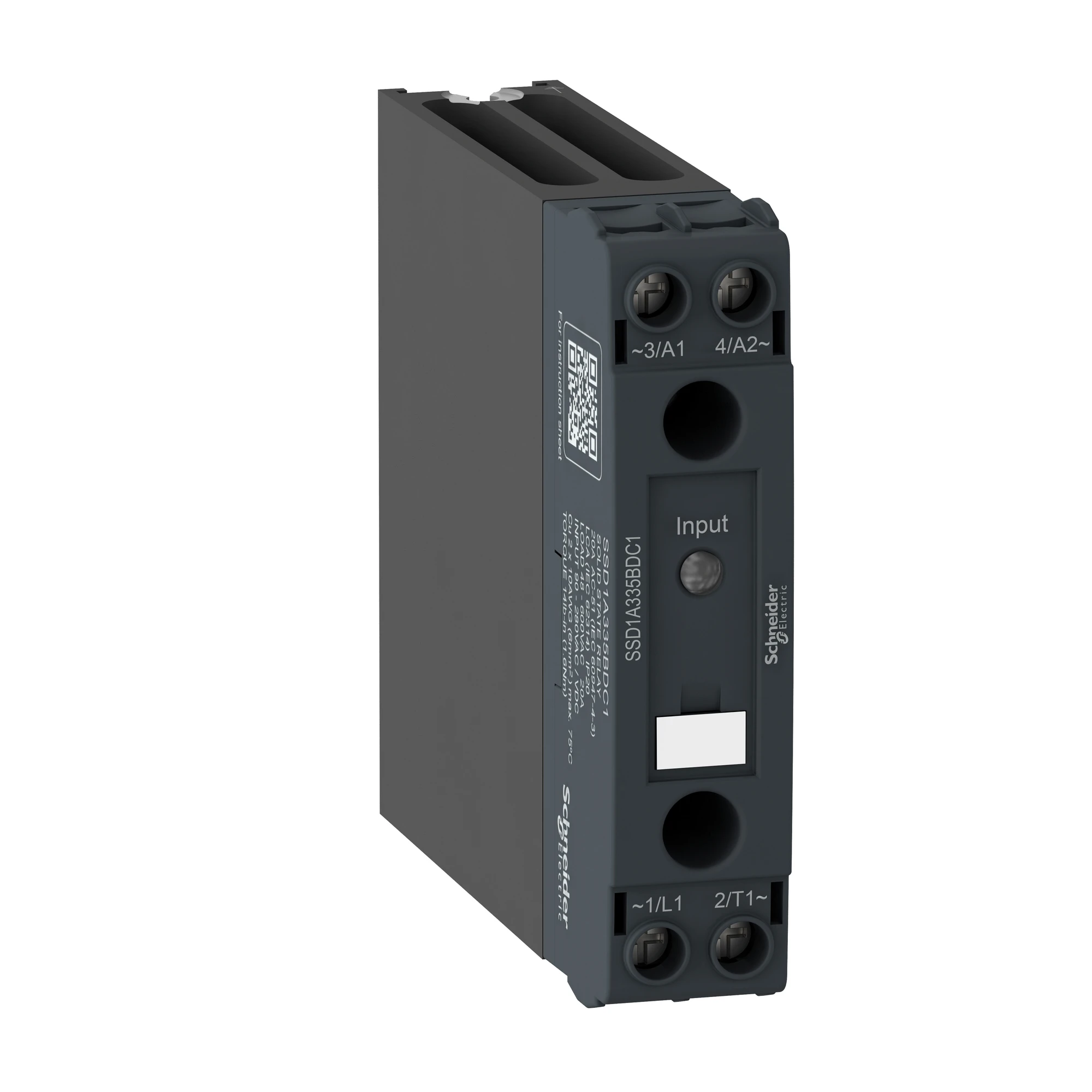 Schneider Electric SSD1A320BDC1 Semiconductor relay, DIN rail, C:4-32VDC, L:48-600VAC, 20A, 1ph, zero voltage switching (img_001) Schneider Electric SSD1A320BDC1 Semiconductor relay, DIN rail, C:4-32VDC, L:48-600VAC, 20A, 1ph, zero voltage switching (img_001)