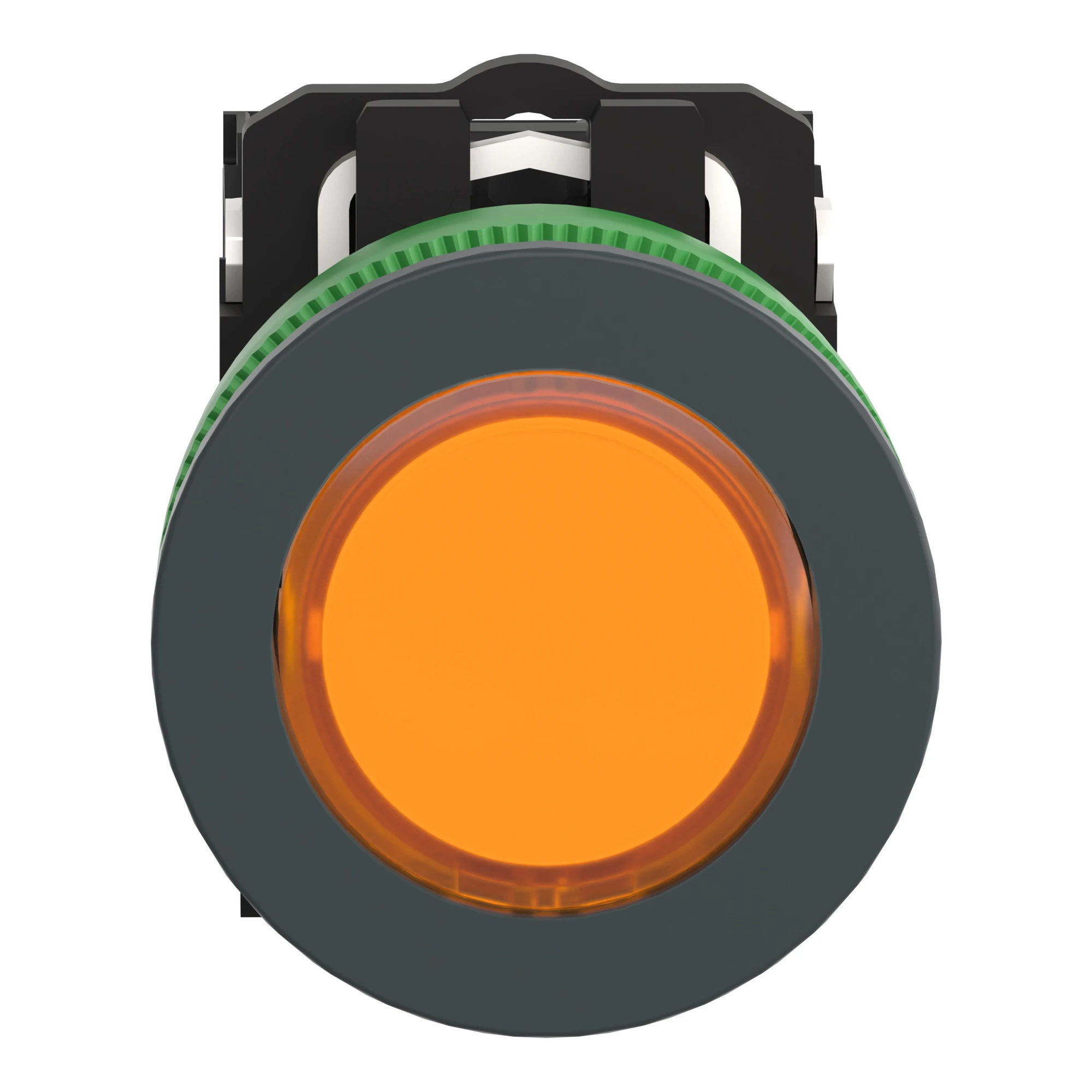Schneider Electric XB5FW35B5 Illuminated Push-button, Harmony XB5F, Plastic, Antimicrobial, Orange, 30mm, Universal LED, 1NC + 1NO, 24V ACDC (img_005)