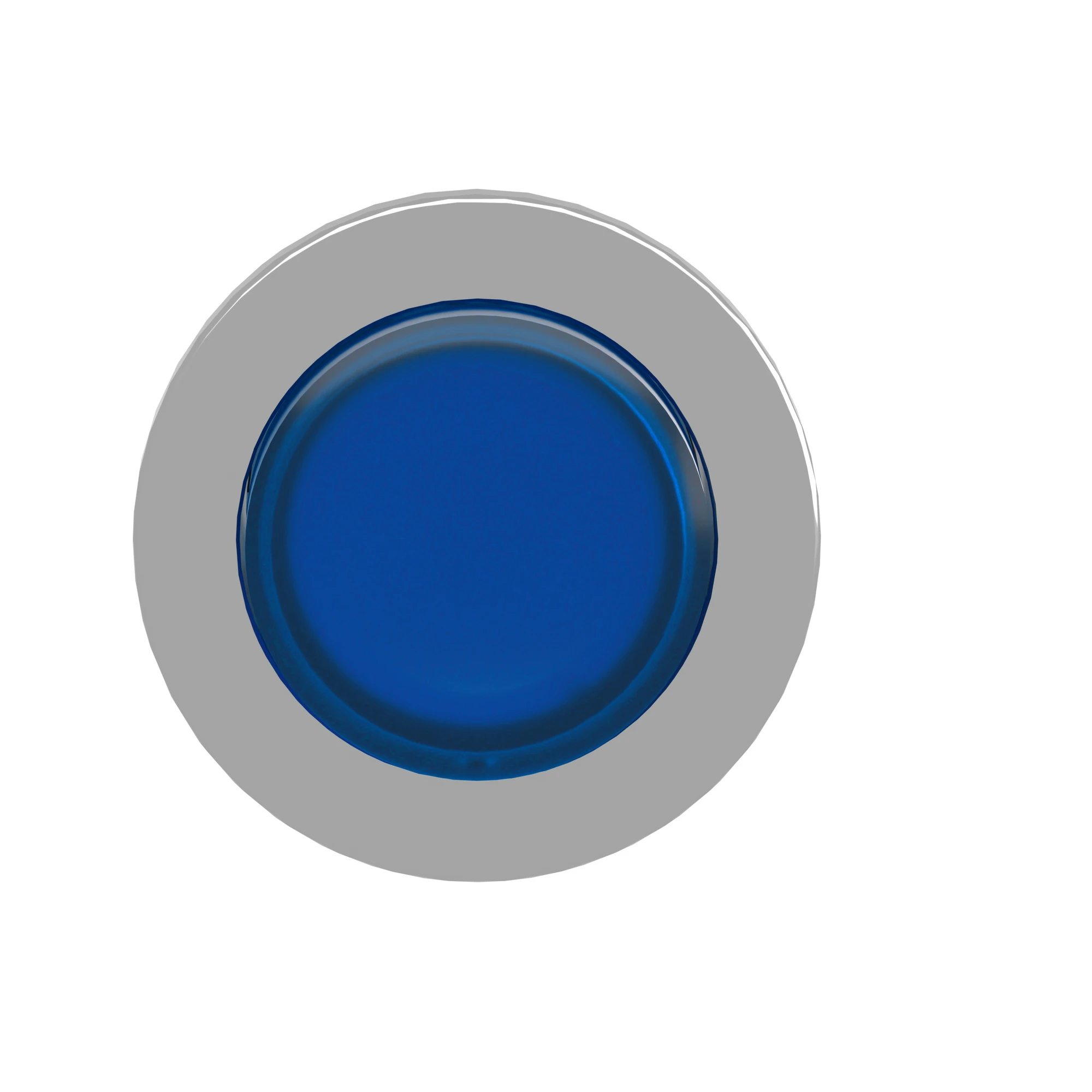 Schneider Electric ZB4FW163 Illuminated pushbutton, front element, Harmony XB4F, metal, 30mm, blue, protruding, unlabelled, for universal LED (img_005)