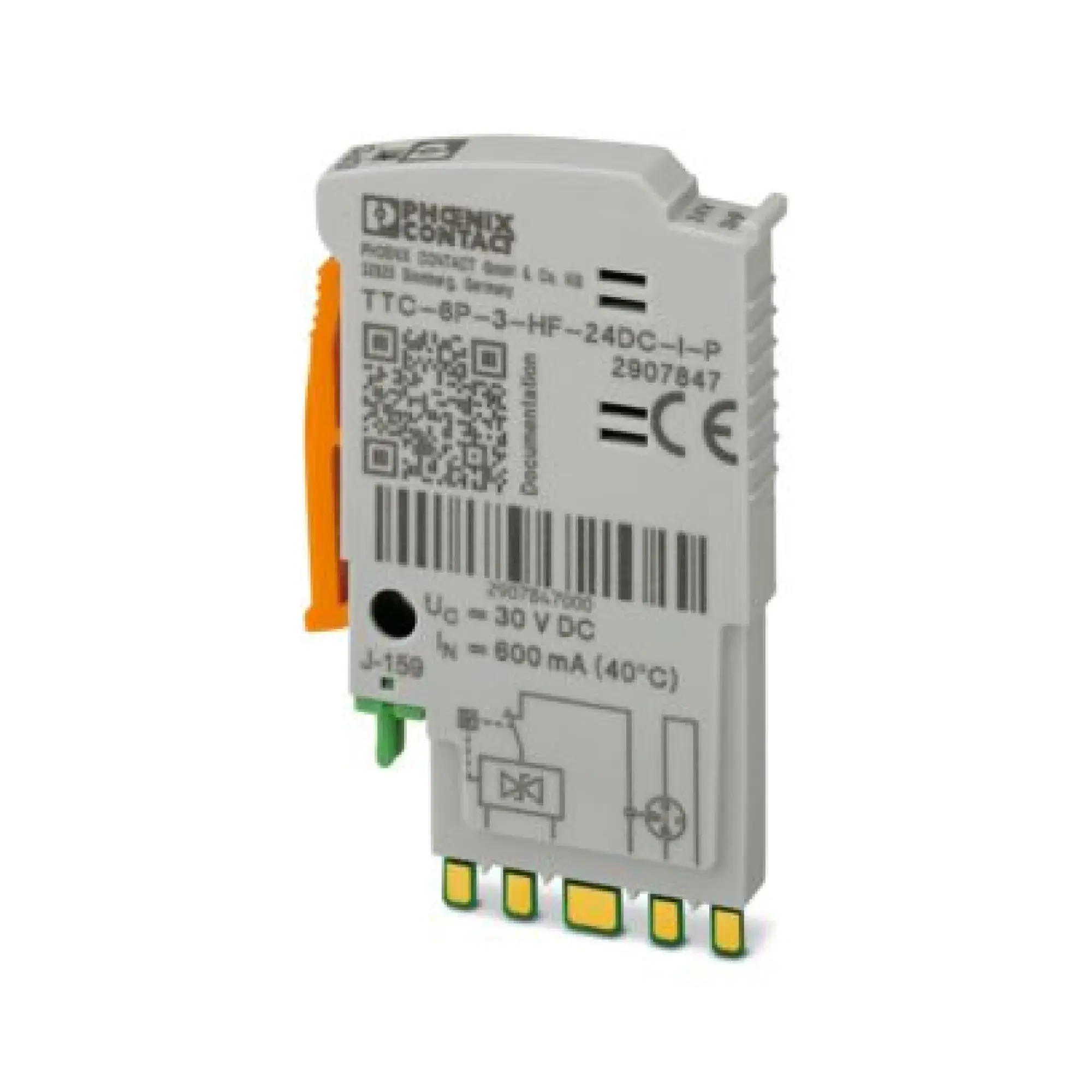 Phoenix Contact 2907847 Surge protection plug TTC-6P-3-HF-24DC-I-P (img_001)