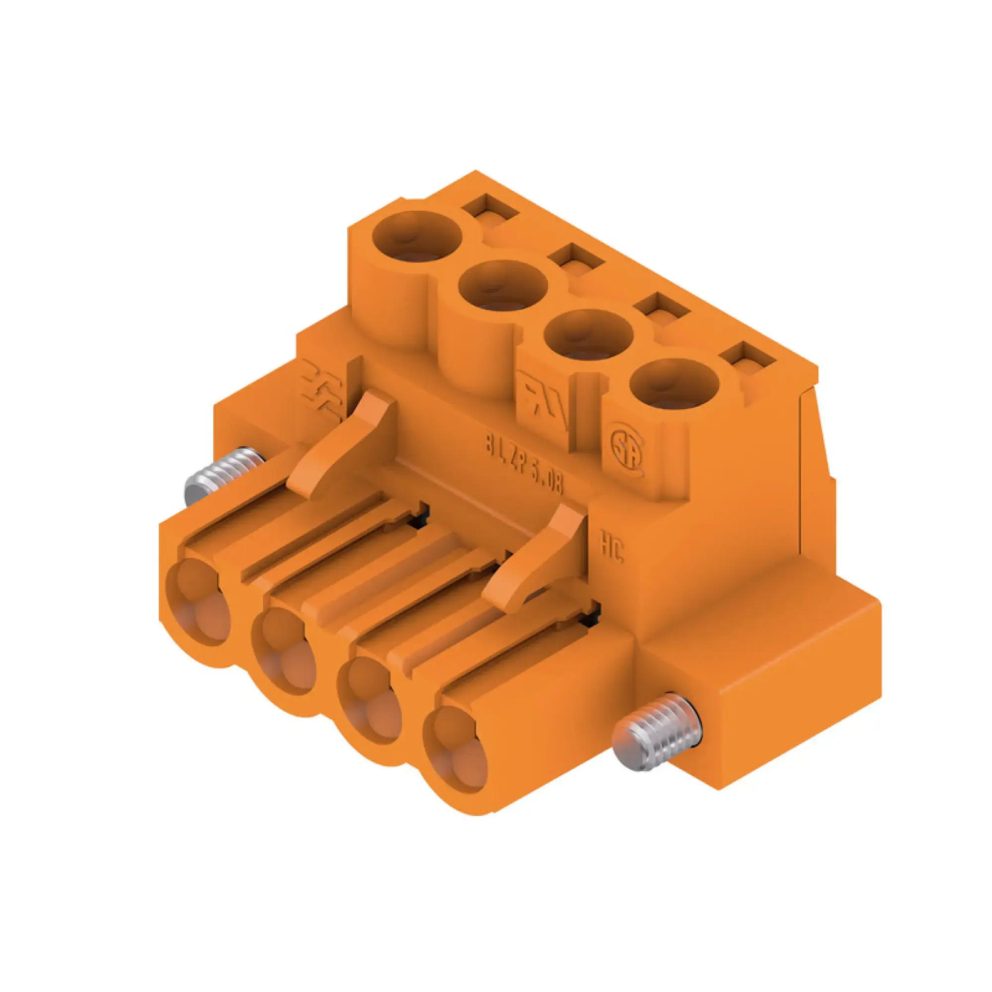 Weidmüller 1944110000 PCB connector (wire connection), 320 V, 23 A, Pitch in mm: 5.08, 4 mm², Number of poles: 4, Clamping yoke connection, Box (img_001) Weidmüller 1944110000 PCB connector (wire connection), 320 V, 23 A, Pitch in mm: 5.08, 4 mm², Number of poles: 4, Clamping yoke connection, Box (img_001)