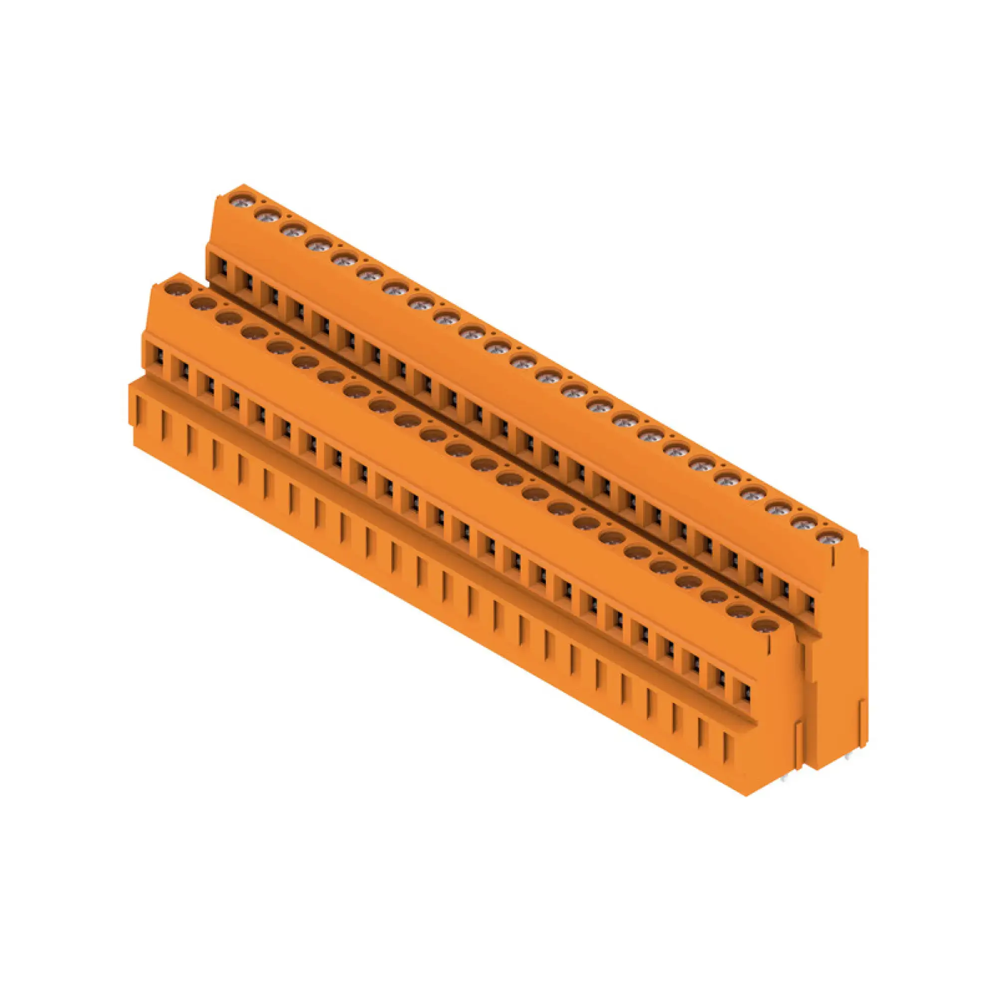 Weidmüller 1769460000 PCB terminal, 320 V, 17.5 A, Pitch in mm: 5.08, 2.5 mm², Number of poles: 48, Clamping yoke connection, THT solder connection, 90°, Box (img_001)