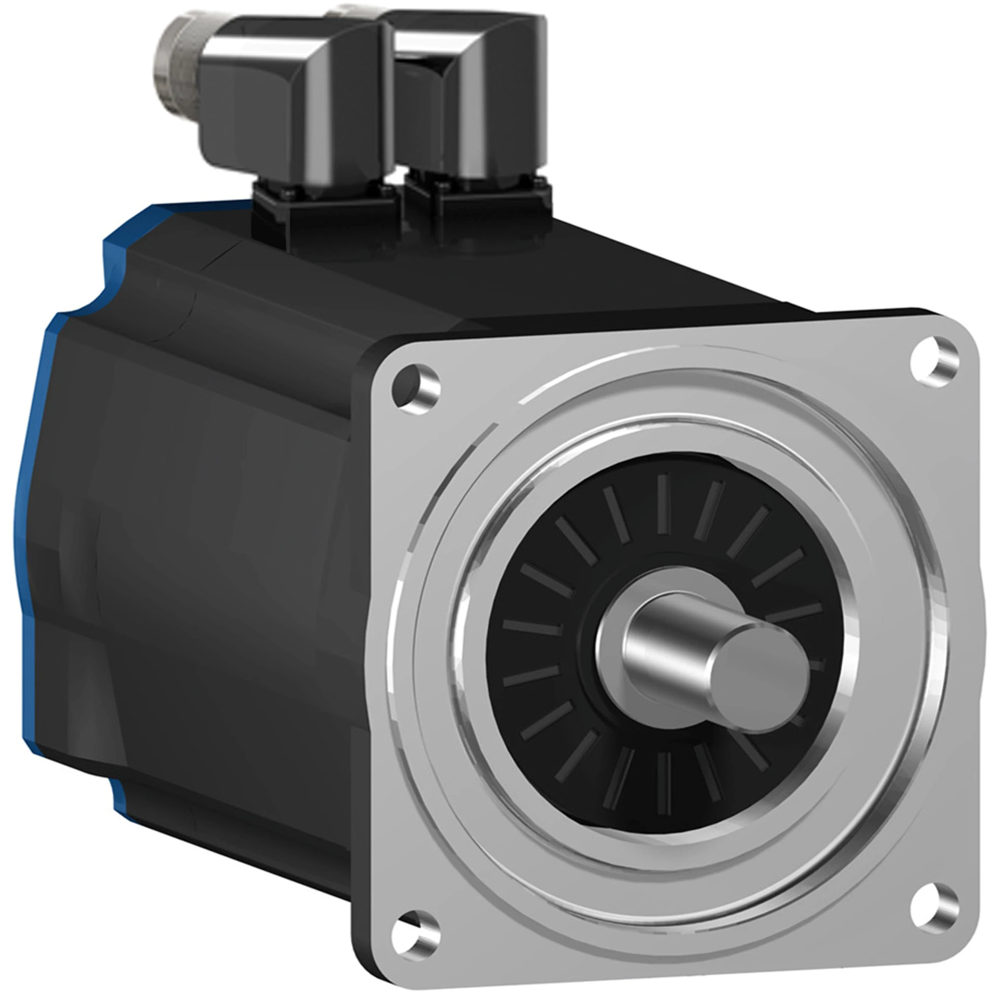 Schneider Electric BSH1004T31A2A Servomotor, Lexium BSH, 100mm, 10Nm, Feather key IP65, Single turn 128P/U, 2xM23 angled (img_001)