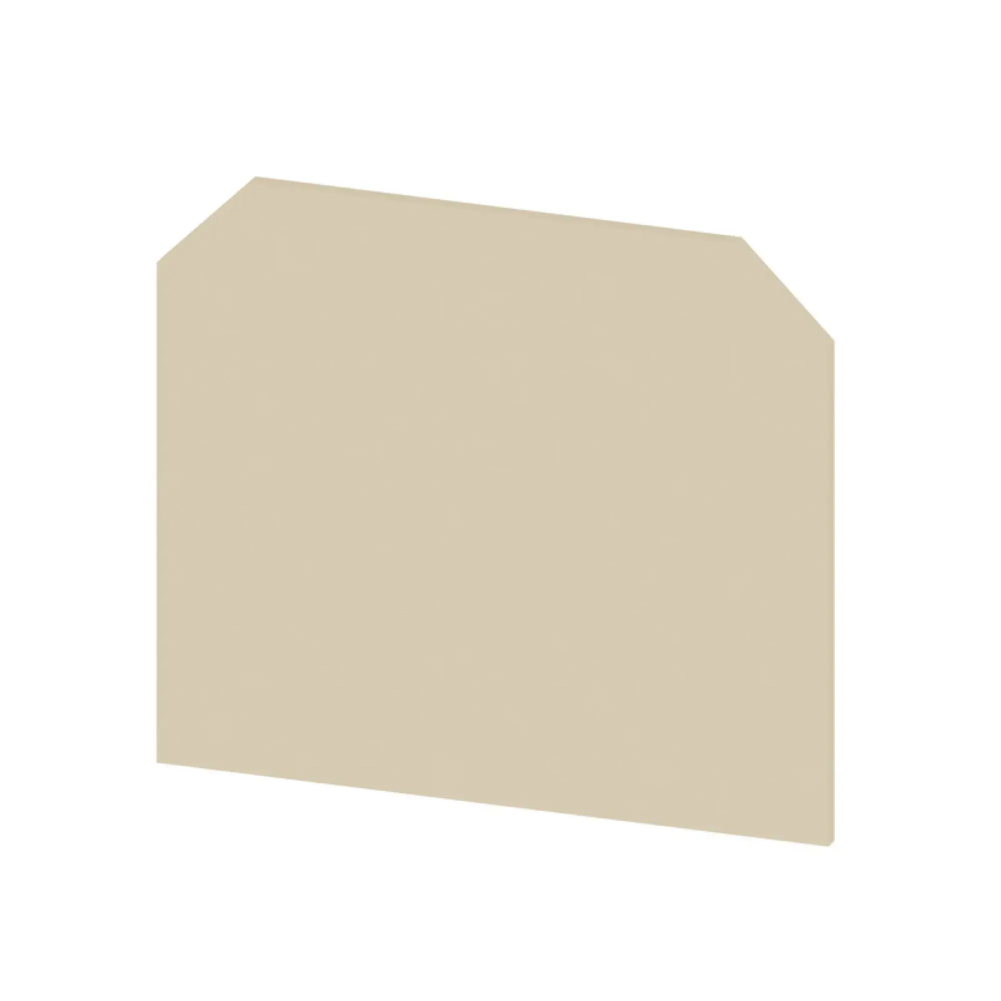 Weidmüller 3877960000 Partition plate (terminal), beige, Height: 58 mm, Width: 1.5 mm, V-2, Polyamide 66 (img_001)