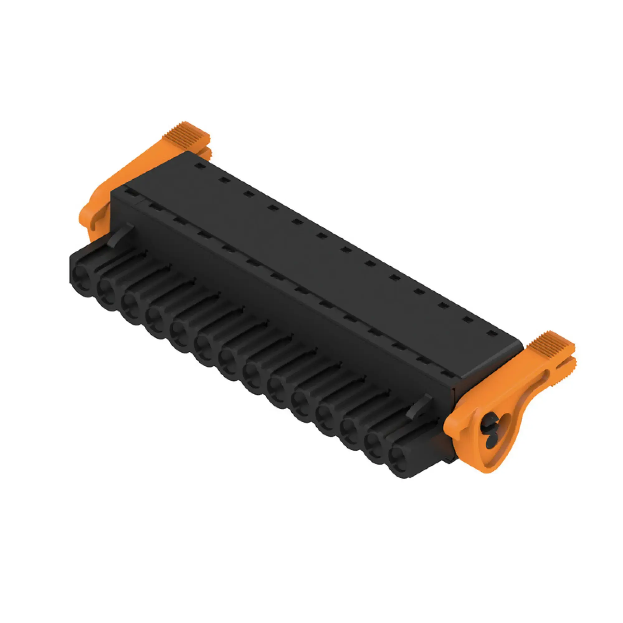 Weidmüller 1016280000 PCB connector (wire connection), 320 V, 23 A, Pitch in mm: 5.00, 3.31 mm², Number of poles: 14, PUSH IN with actuator, Box (img_001)