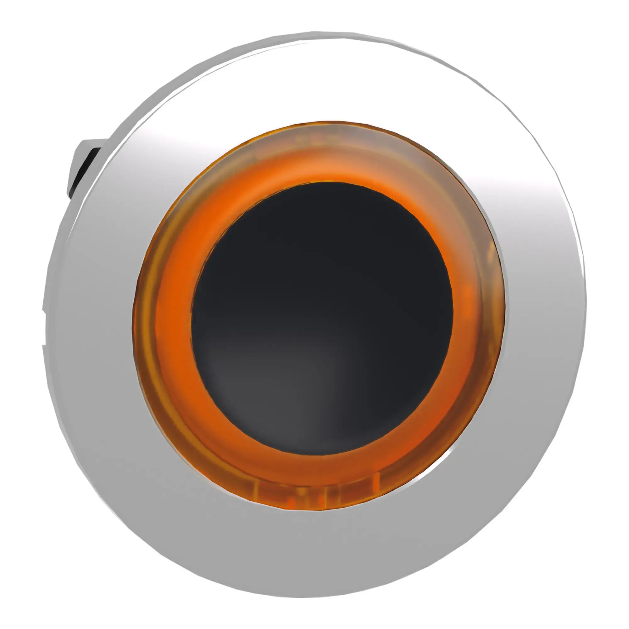 Schneider Electric ZB4FW953 Illuminated push button, front element, Harmony XB4F, metal, orange, 30mm, for universal LED, illuminated ring (img_008)