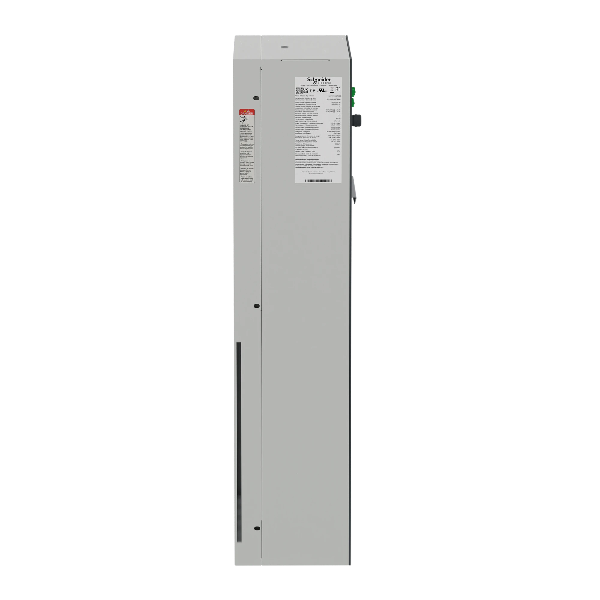 Schneider Electric NSYCU1K62P4DG Wall-mounted cooling unit, connected, Climasys CU, 1.6kW, 2 pole, 400/460V, 50/60Hz, IP55 (img_005) Schneider Electric NSYCU1K62P4DG Wall-mounted cooling unit, connected, Climasys CU, 1.6kW, 2 pole, 400/460V, 50/60Hz, IP55 (img_005)