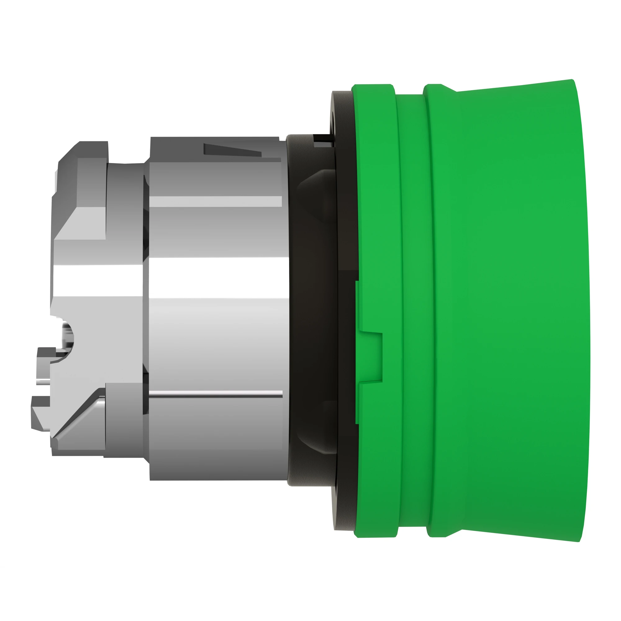 Schneider Electric ZB4BP3S Pushbutton, Front Element, Harmony XB4, Metal, 22mm, Green, Blank, Momentary, with Protective Cap (img_002) Schneider Electric ZB4BP3S Pushbutton, Front Element, Harmony XB4, Metal, 22mm, Green, Blank, Momentary, with Protective Cap (img_002)