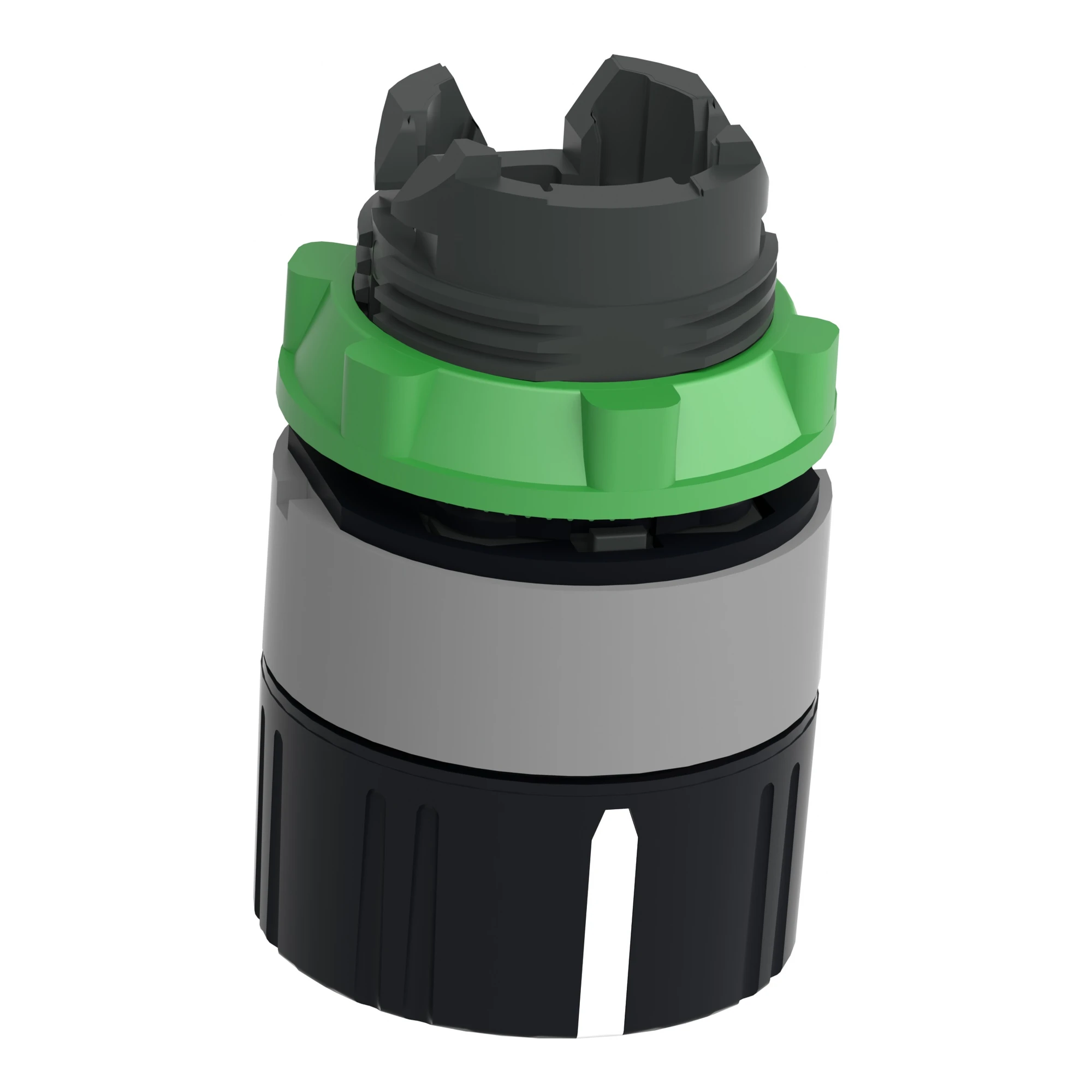 Schneider Electric ZB5AD39C0 Rotary switch, front element, Harmony XB5, plastic, 22mm, light grey, black, 3 positions, latching (img_007) Schneider Electric ZB5AD39C0 Rotary switch, front element, Harmony XB5, plastic, 22mm, light grey, black, 3 positions, latching (img_007)