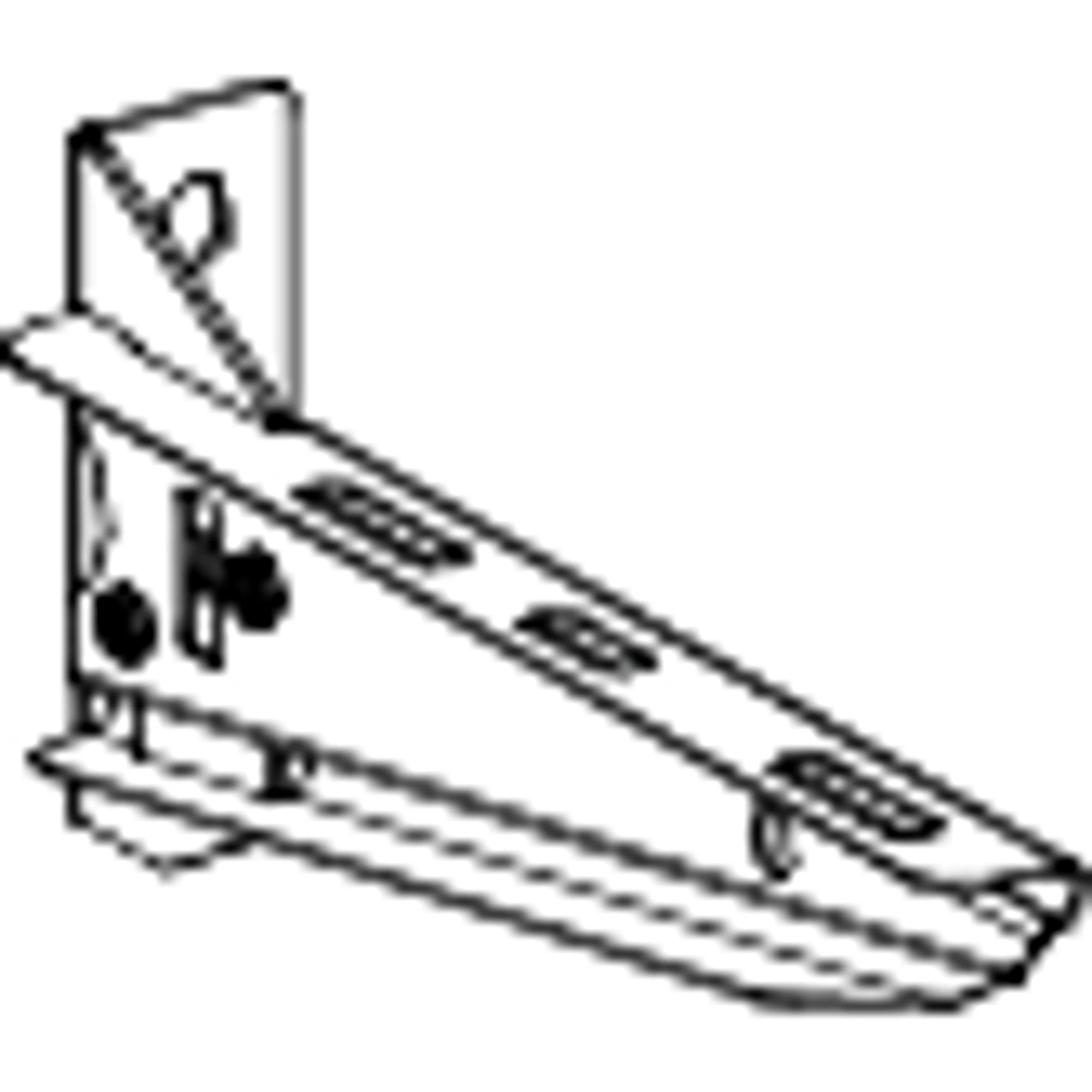 Schneider Electric KFBCA81200 Cantilever arm 200mm for pendant rod mounting (img_001) Schneider Electric KFBCA81200 Cantilever arm 200mm for pendant rod mounting (img_001)