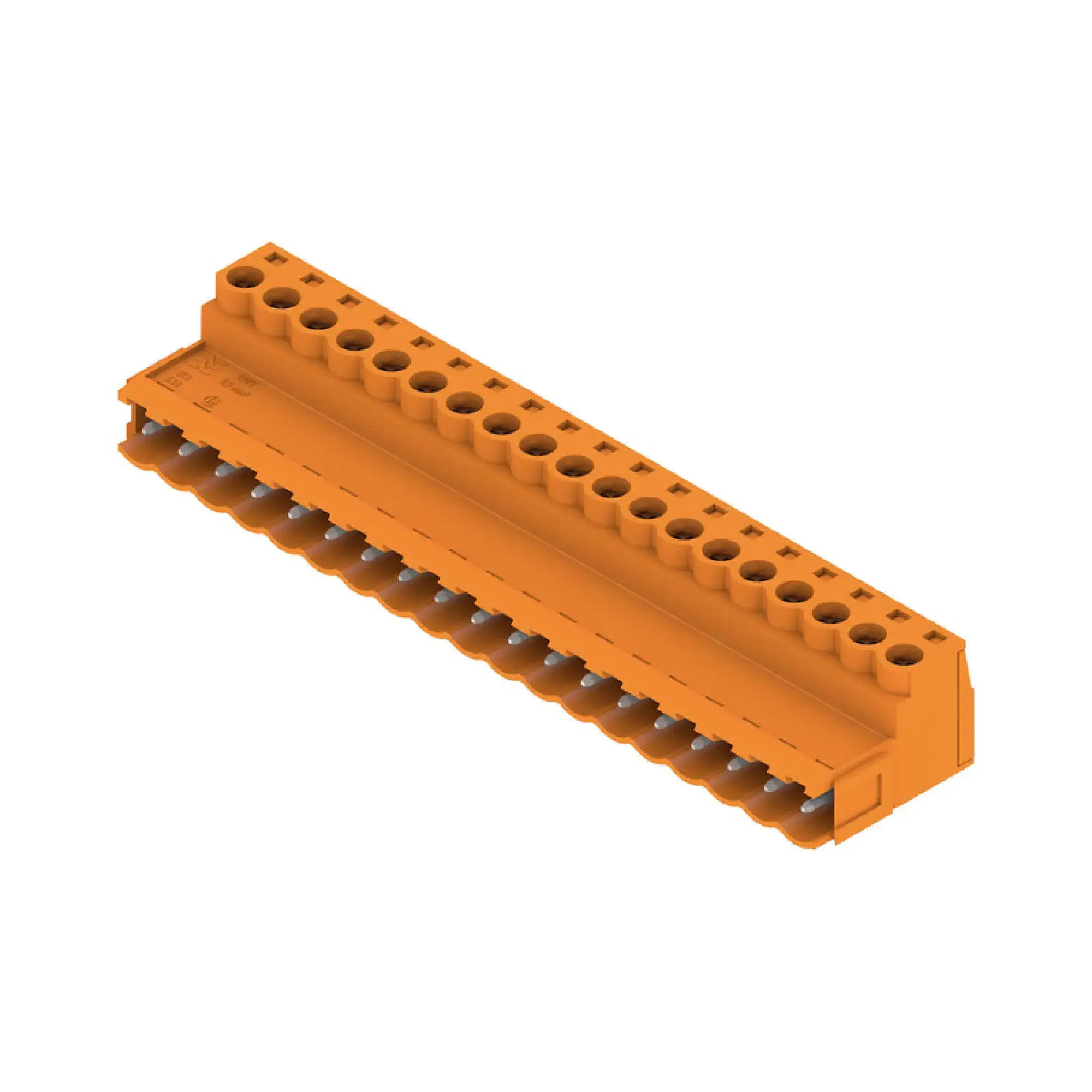 Weidmüller 1645170000 PCB connector (wire connection), 320 V, 21.5 A, Pitch in mm: 5.08, 3.31 mm², Number of poles: 19, Clamping yoke connection, Box (img_001)