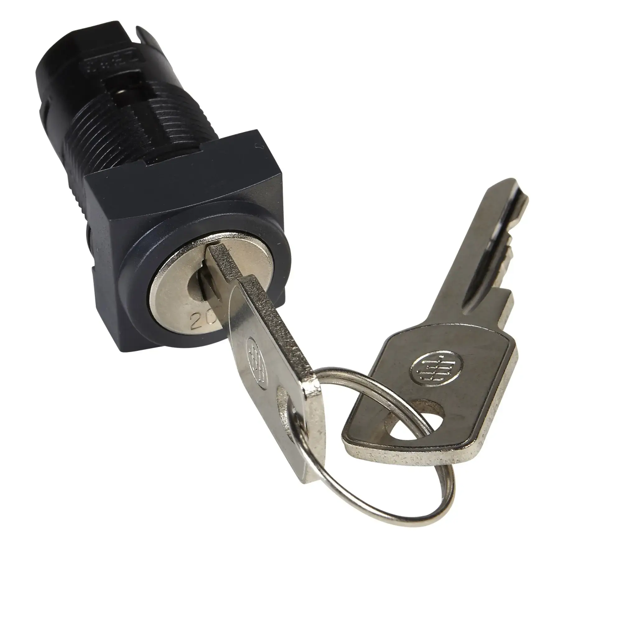 Schneider Electric ZB6CGT Front element for key switch ZB6, without latching, black, 3 positions (img_002)