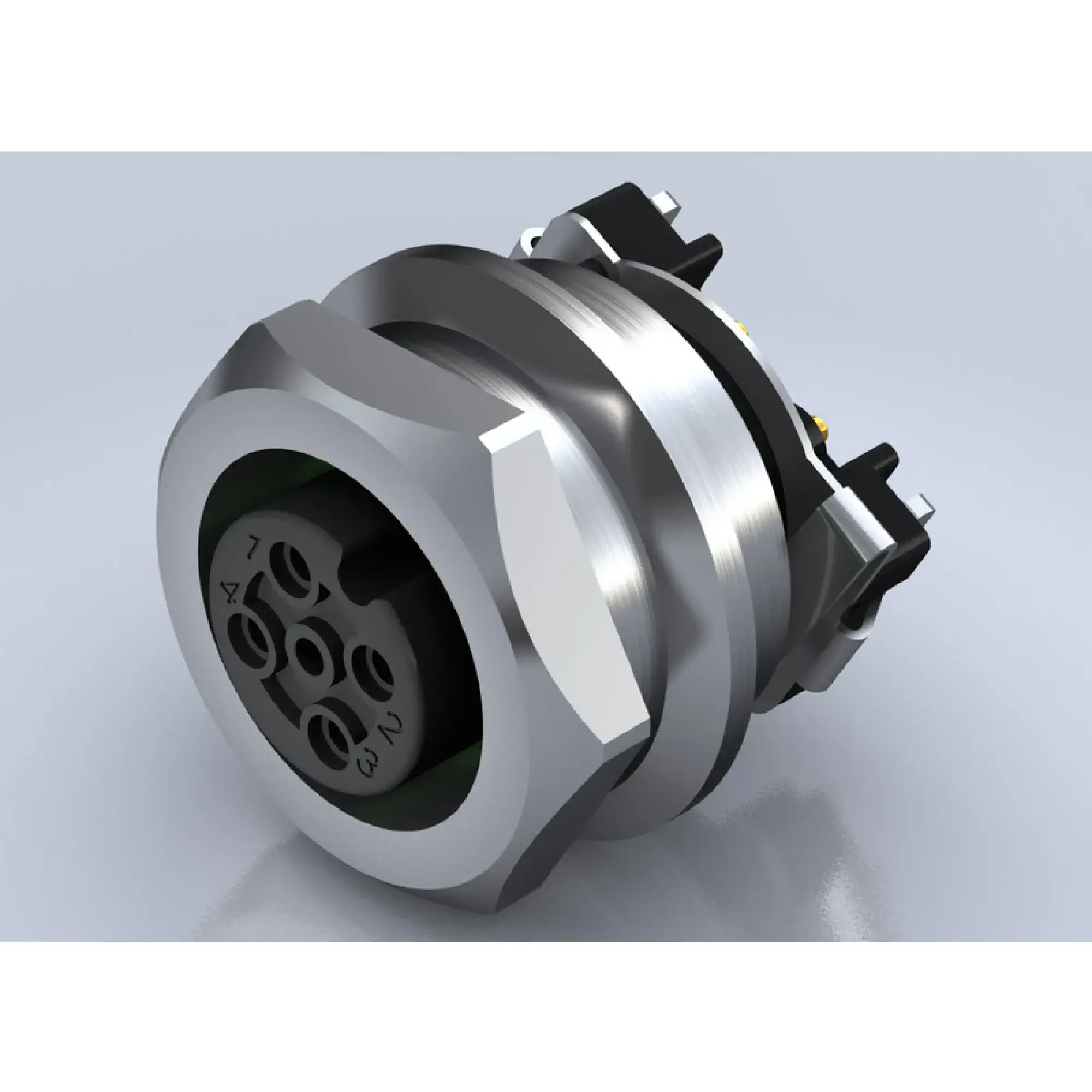 Weidmüller 2423710000 Circular plug connector, installation (PCB connection system), M12, Number of poles: 5, M 14 (img_001)