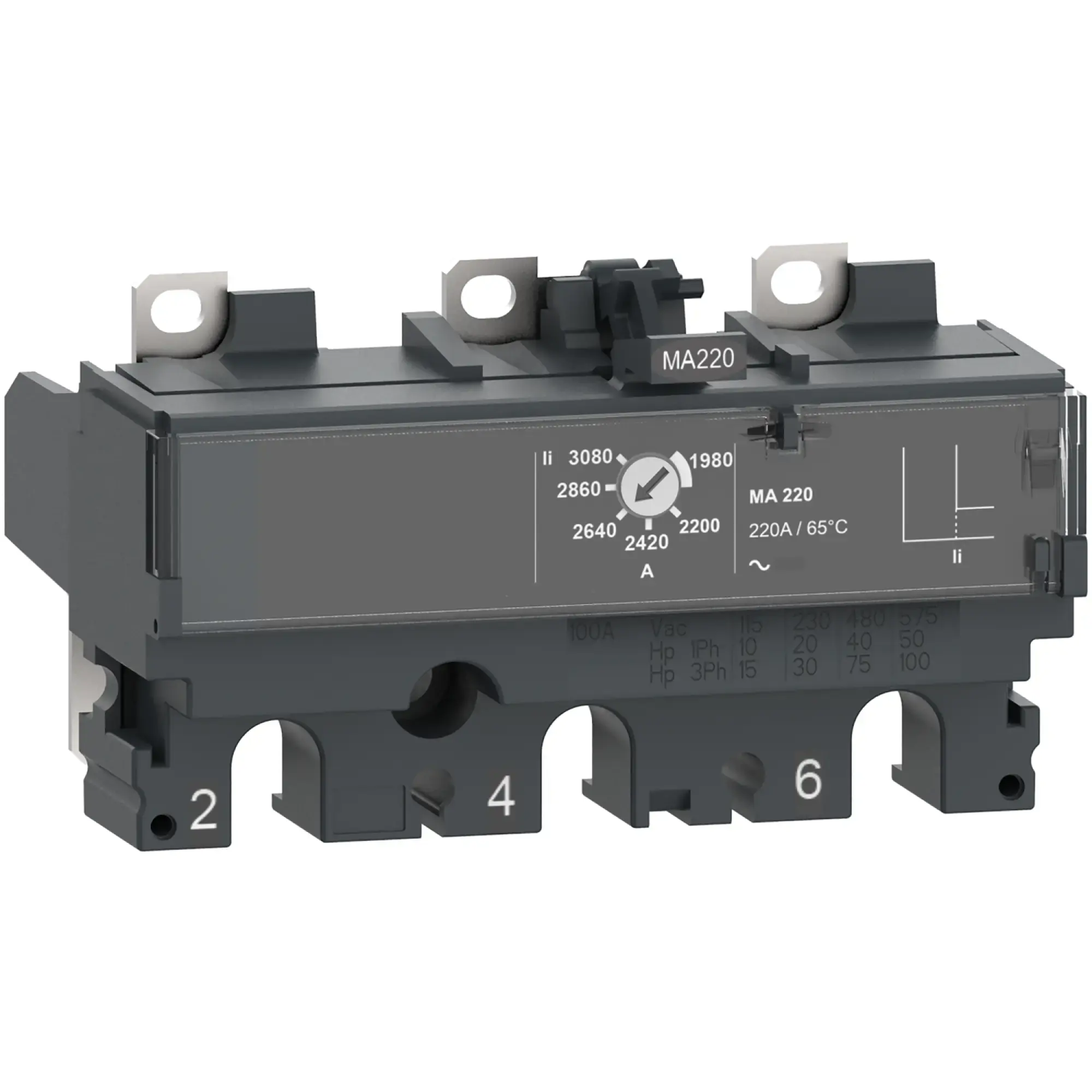 Schneider Electric C103MA100 Magnetic trip unit TM100 100A 3P3D for circuit breaker ComPacT NSX100-250 (img_002)