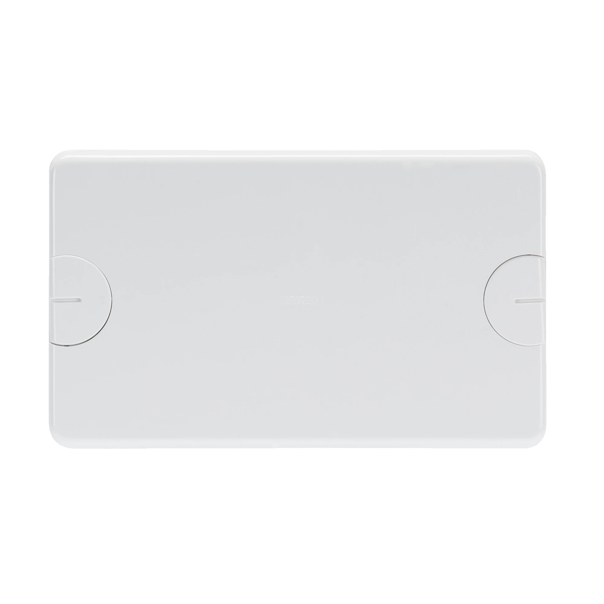 GEWISS GW24214 BLANK PLATE FOR RETTANGOLARI FLUSH-MOUNTING BOXES - 4 GANG - WITH SCREW - TONER BLACK (img_001)