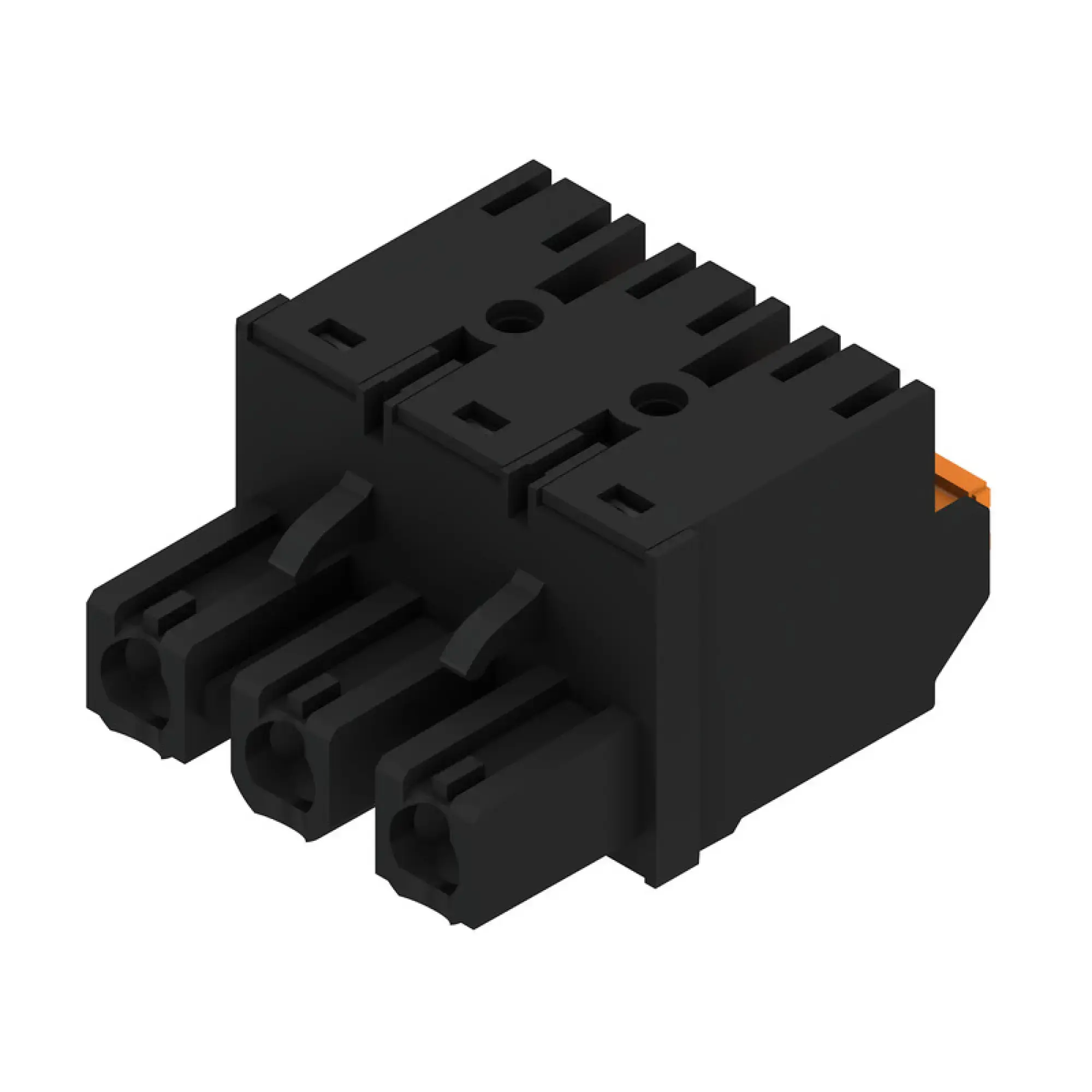 Weidmüller 1043840000 PCB connector (wire connection), 1000 V, 29 A, Pitch in mm: 7.62, 2.5 mm², Number of poles: 3, PUSH IN with actuator, Box (img_001)