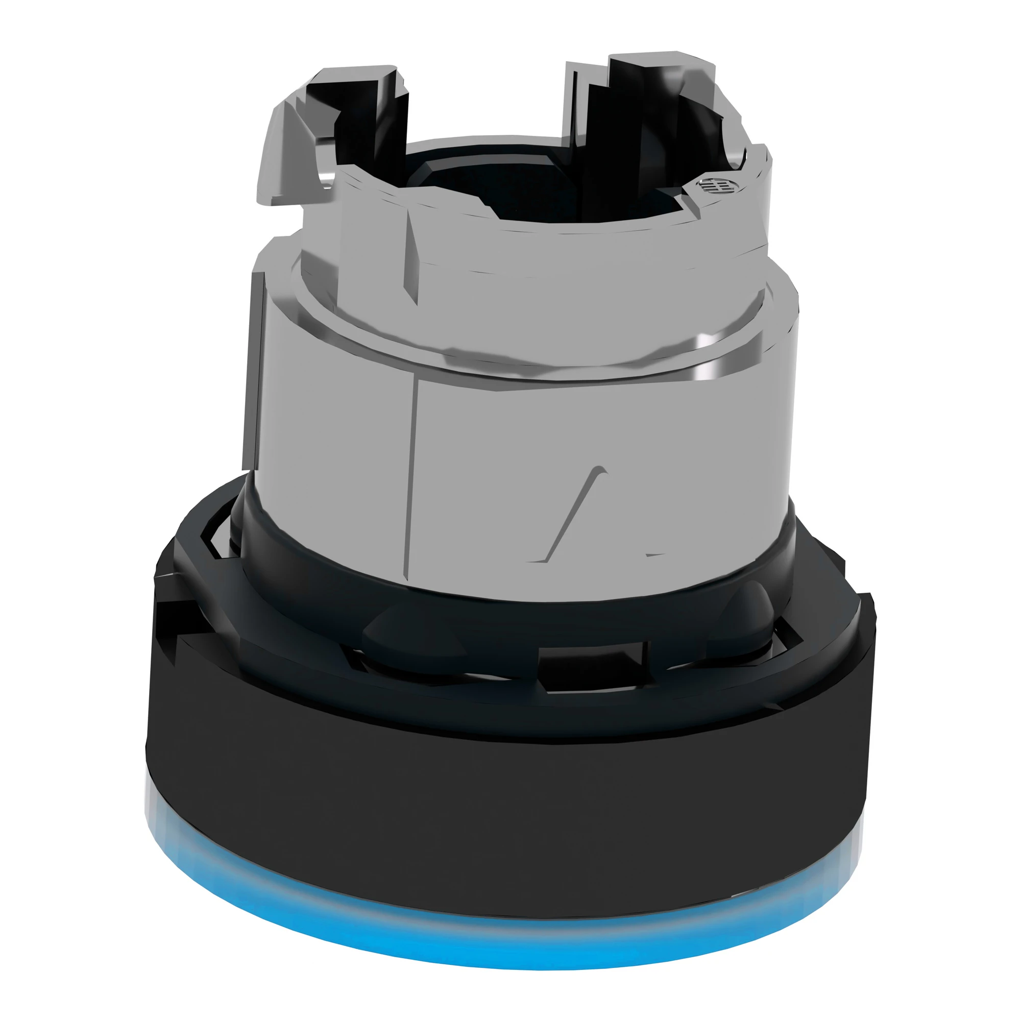 Schneider Electric ZB4BW3637 Illuminated pushbutton, front element, Harmony XB4, metal black, 22mm, blue, unlabelled, momentary, for universal LED (img_007) Schneider Electric ZB4BW3637 Illuminated pushbutton, front element, Harmony XB4, metal black, 22mm, blue, unlabelled, momentary, for universal LED (img_007)