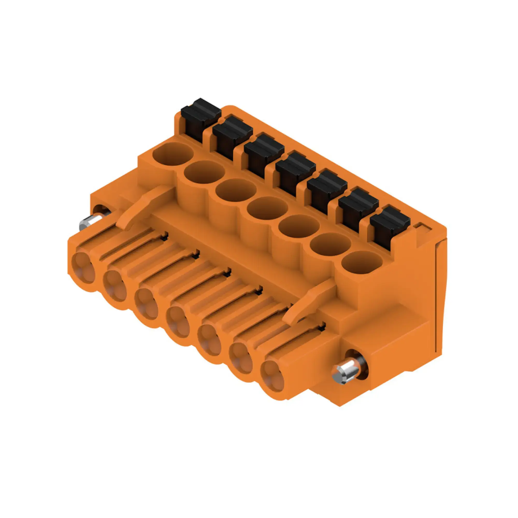 Weidmüller 1002140000 PCB connector (wire connection), 320 V, 24 A, Pitch in mm: 5.08, 3.31 mm², Number of poles: 7, PUSH IN with actuator, Box (img_001)