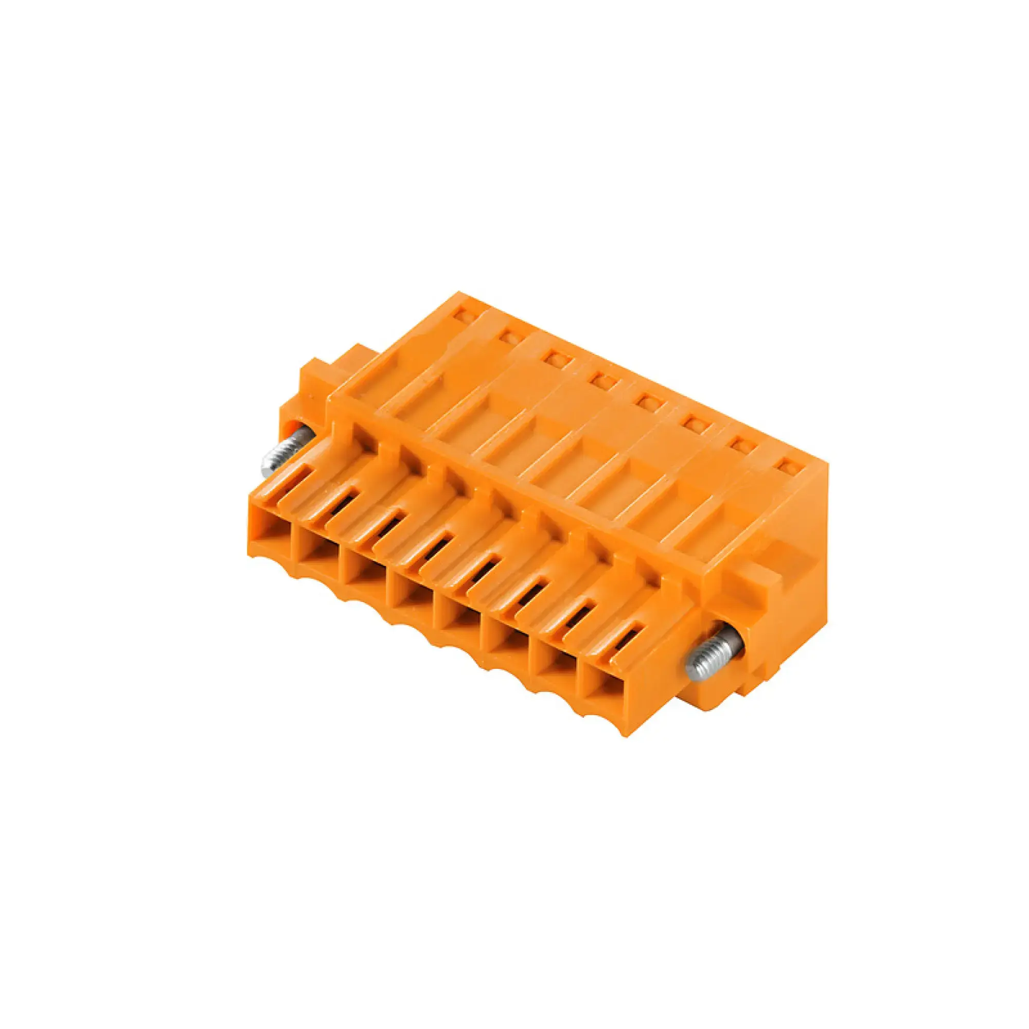 Weidmüller 1690940000 PCB connector (wire connection), 160 V, 14.5 A, Pitch in mm: 3.50, 1.5 mm², Number of poles: 8, Tension-clamp connection, Box BLZF 3.50/08/180F SN OR BX (img_001) Weidmüller 1690940000 PCB connector (wire connection), 160 V, 14.5 A, Pitch in mm: 3.50, 1.5 mm², Number of poles: 8, Tension-clamp connection, Box BLZF 3.50/08/180F SN OR BX (img_001)