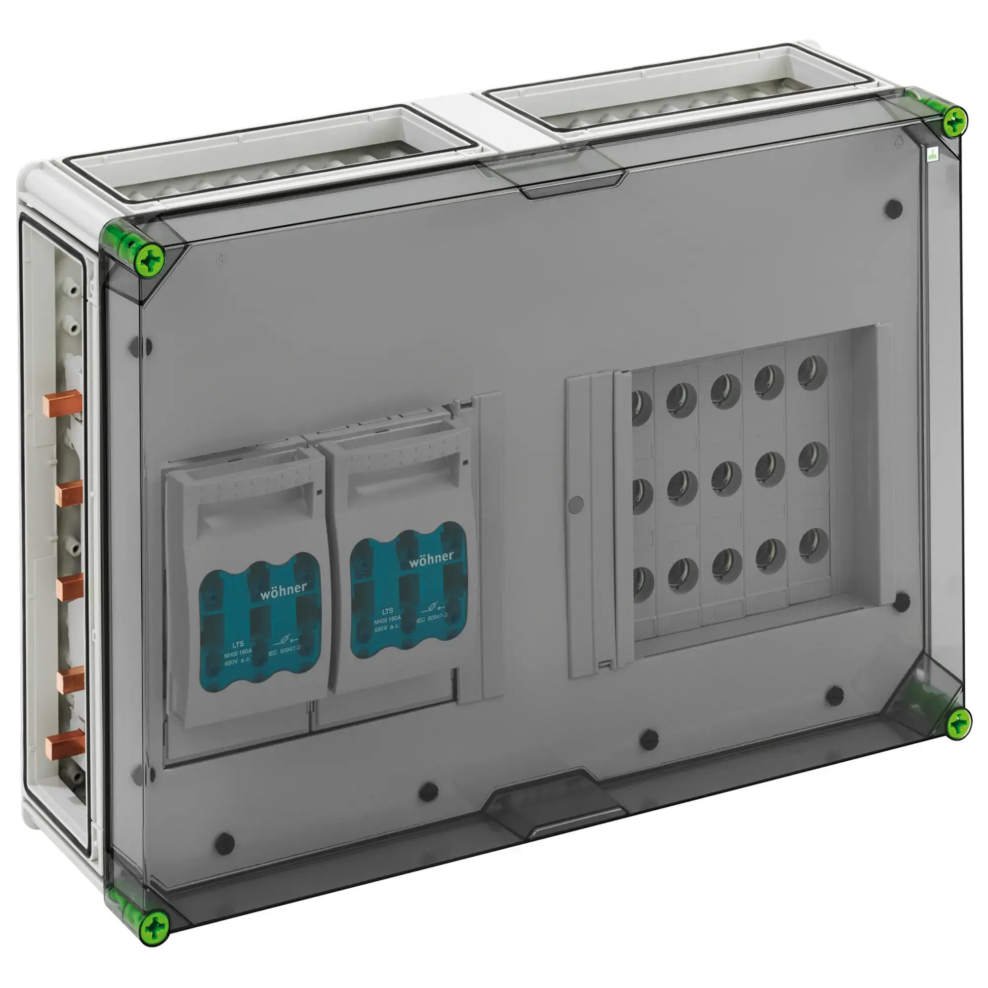 Spelsberg 04750201 Protection switch disconnector housing, Type of protection IP65, Impact strength IK08, Protection class II, Rated voltage 400V AC, Halogen free (img_001)
