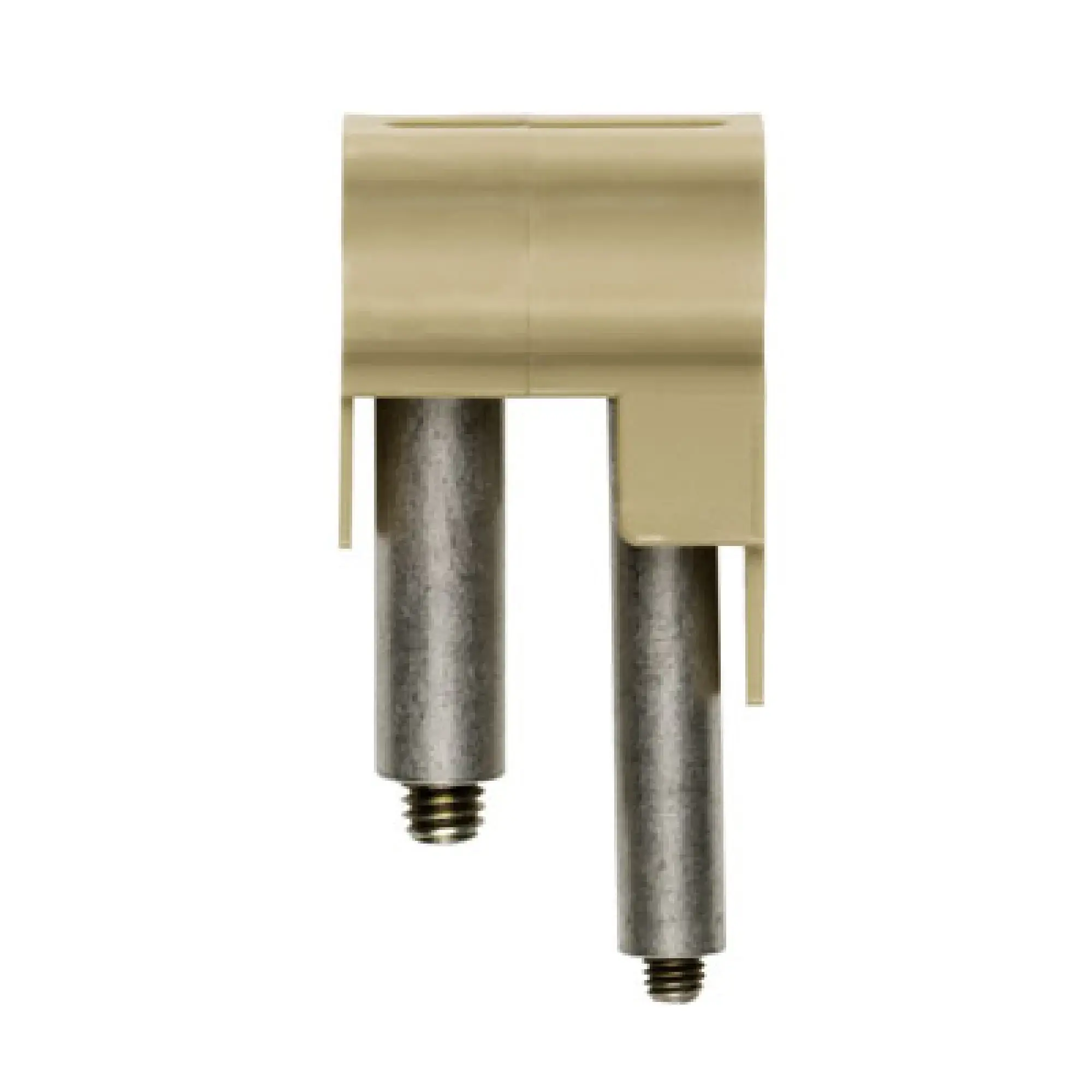 Weidmüller 1064000000 Cross-connector (terminal), when screwed in, yellow, 76 A, Number of poles: 2, Pitch in mm: 11.90, Insulated: Yes, Width: 13 mm (img_001)