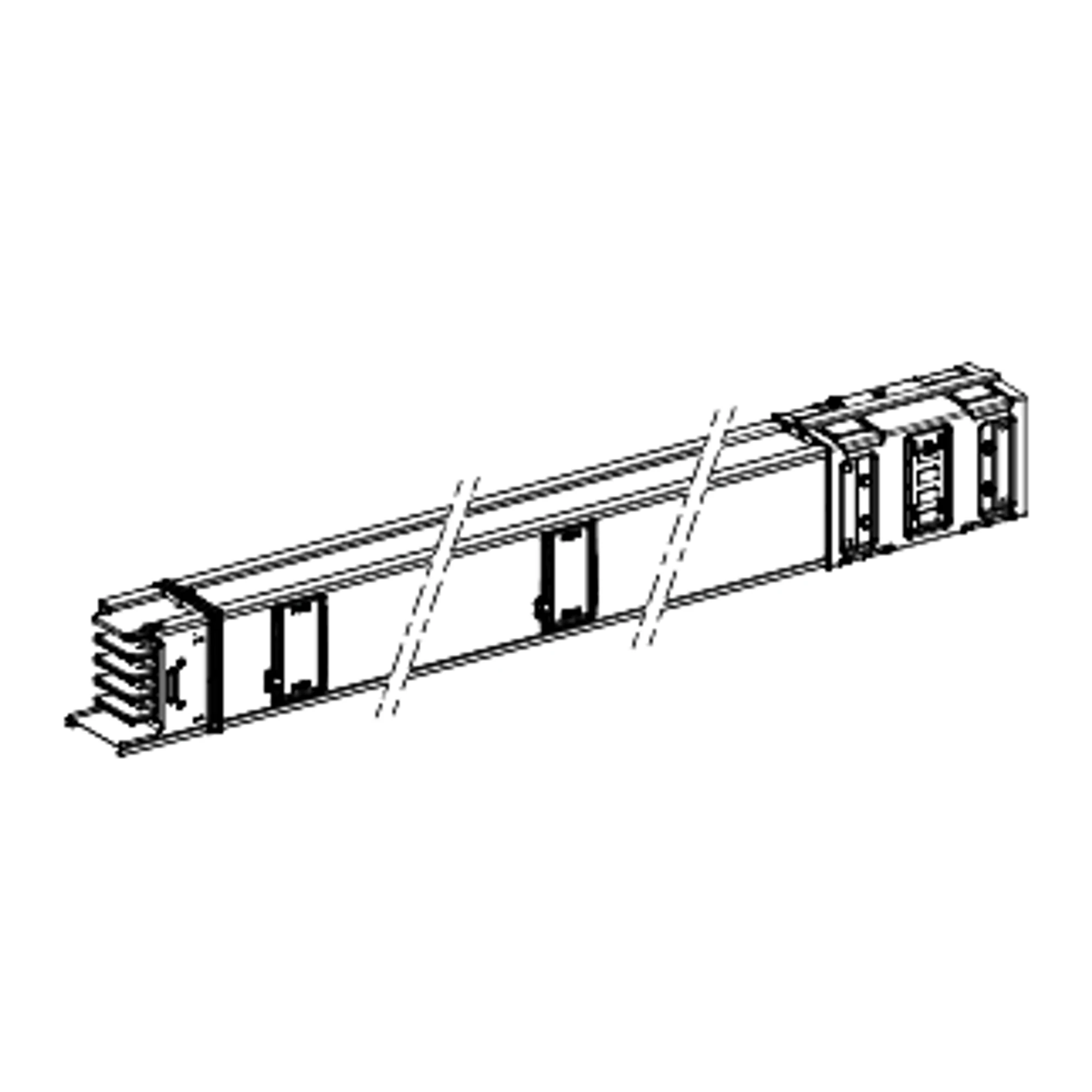 Schneider Electric KSA630ED4154 KSA straight element, 630A, 1.5m, 4 outlets (img_001)